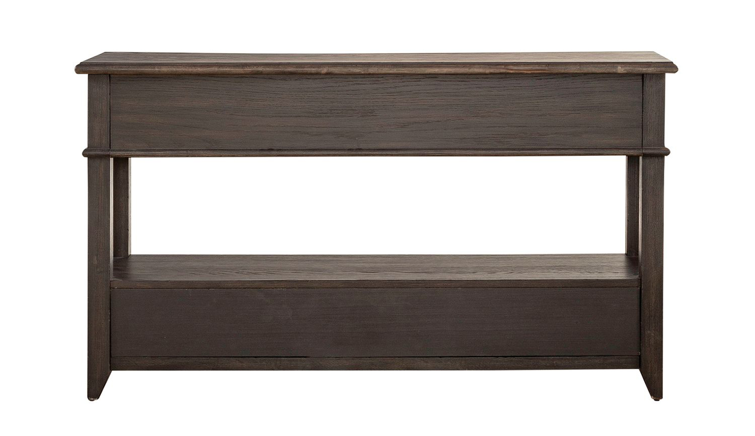 Mill Creek Rectangular Wood 2-Drawer Sofa Table w/2 Baskets