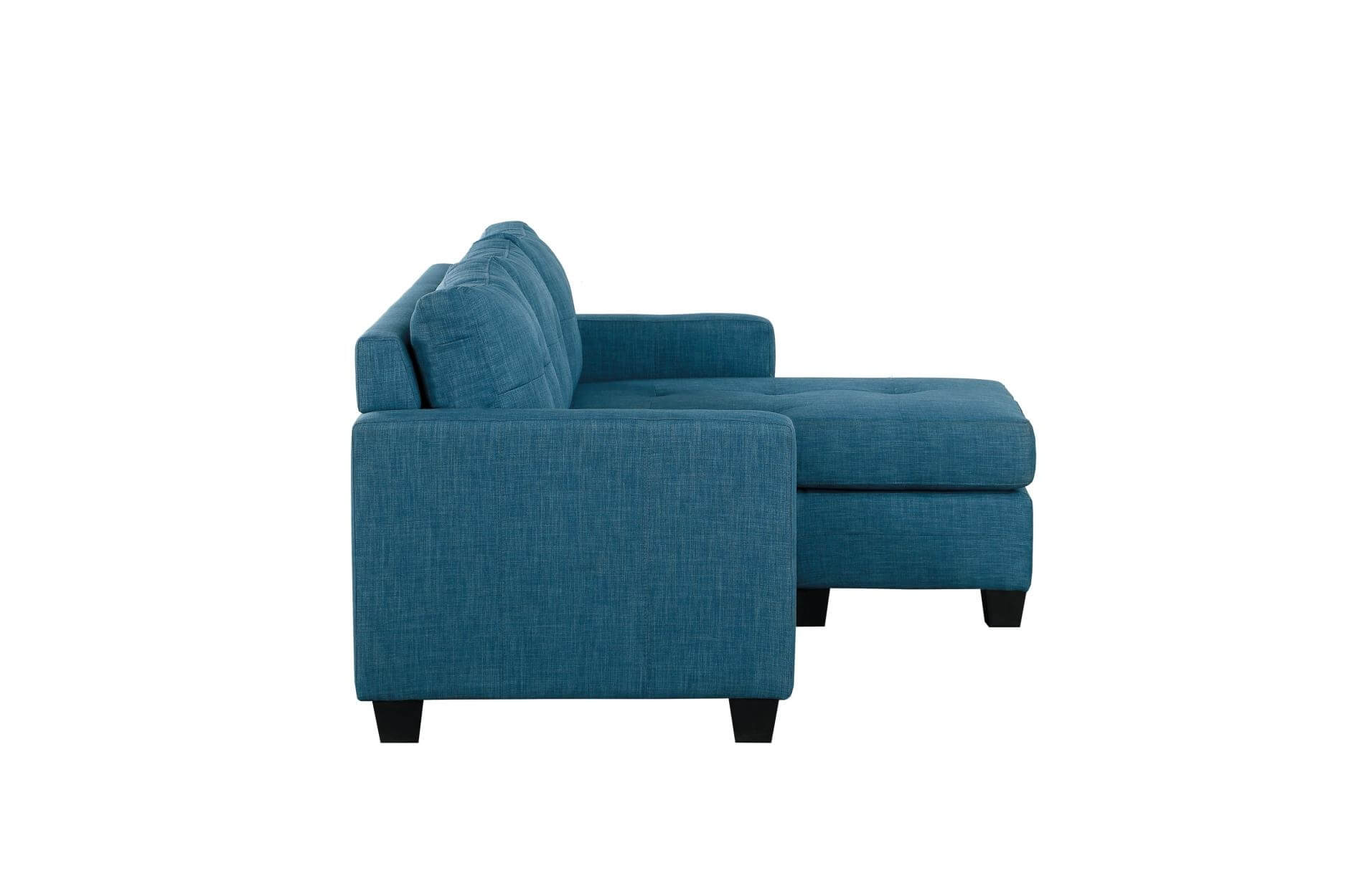 Phelps Fabric Sectional w/Ottoman by Homelegance