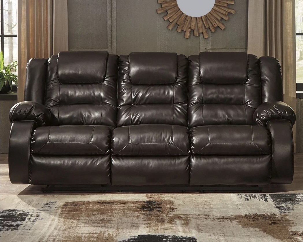 Vacherie PU Manual Reclining Sofa