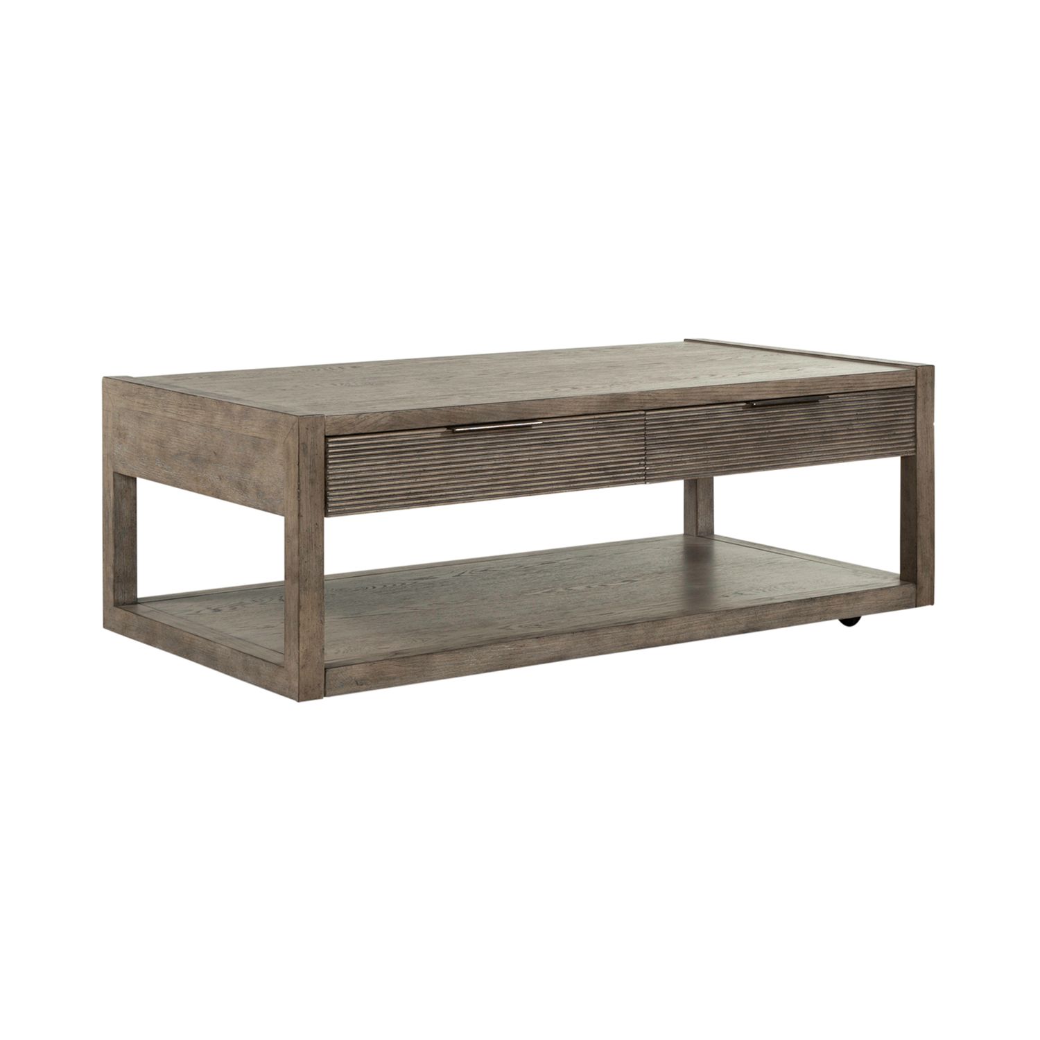 Bartlett Field Wood Cocktail Table Set | 3-Piece Dusty Taupe