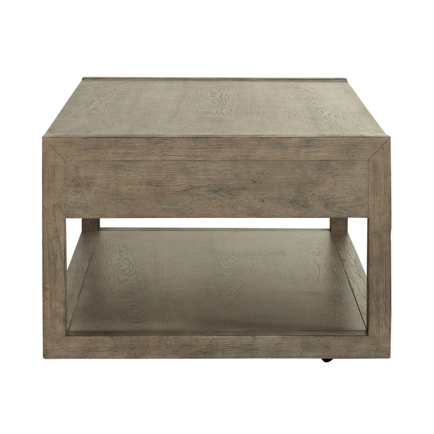 Bartlett Field Rectangular Wood 2-Drawer Cocktail Table