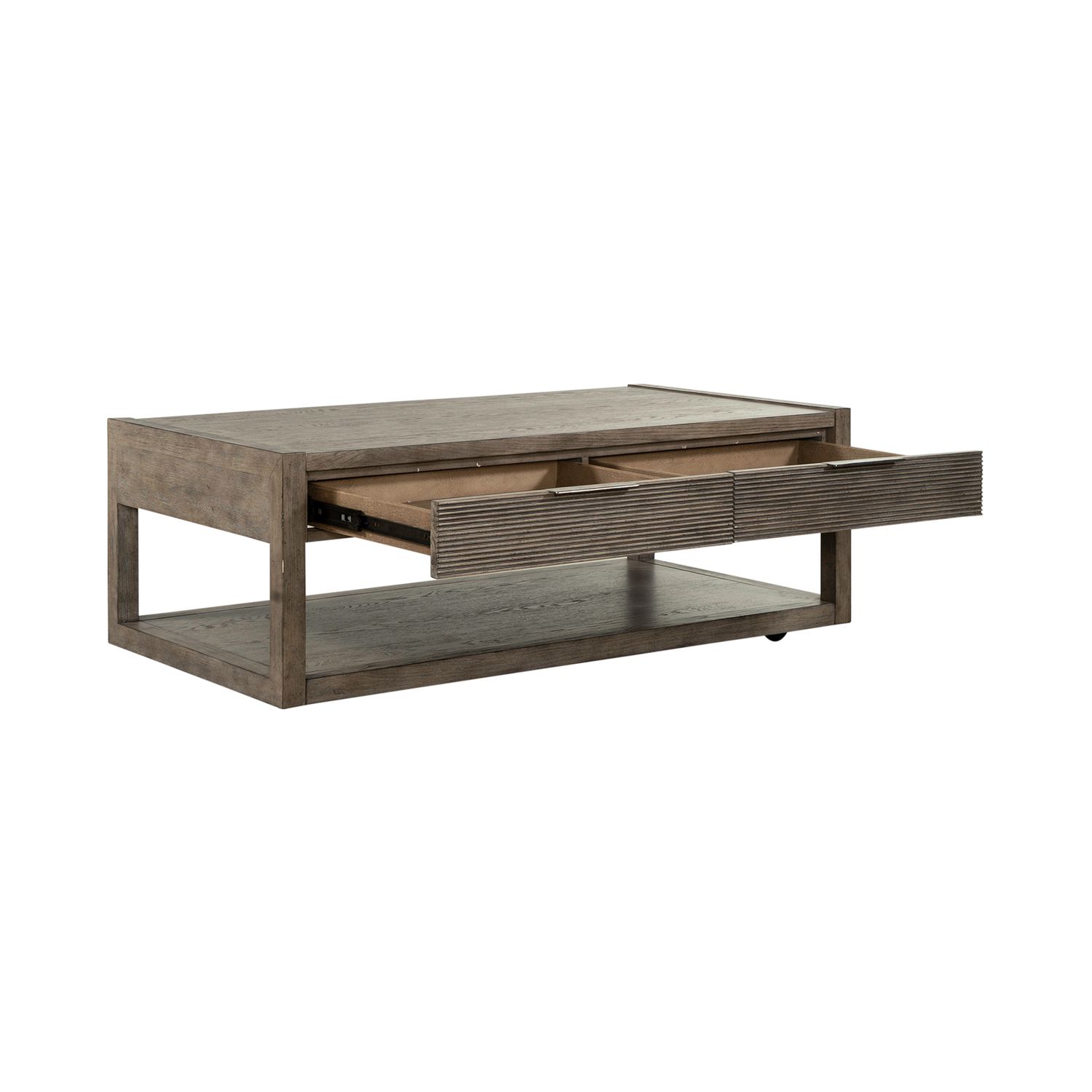 Bartlett Field Wood Cocktail Table Set | 3-Piece Dusty Taupe