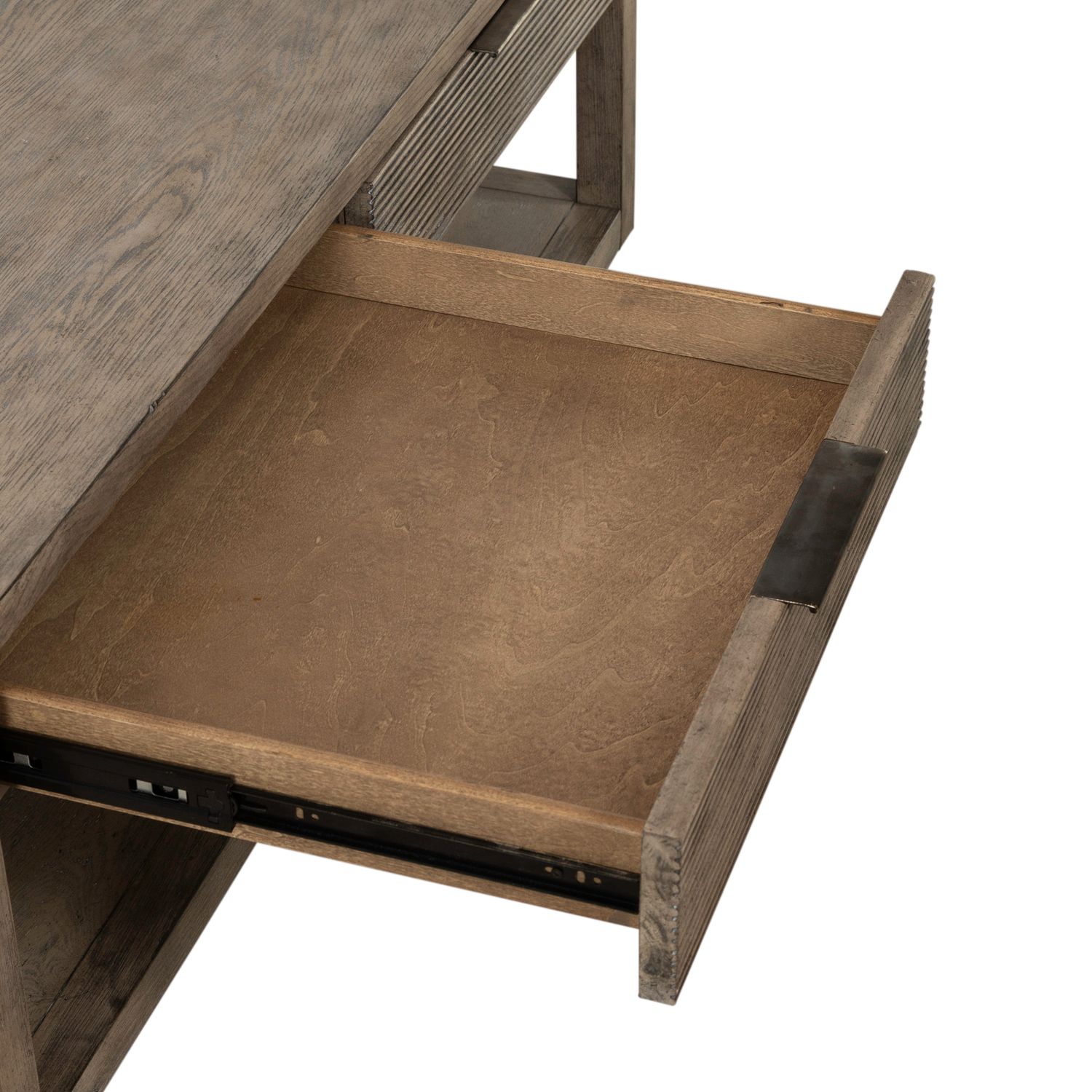 Bartlett Field Rectangular Wood 2-Drawer Cocktail Table