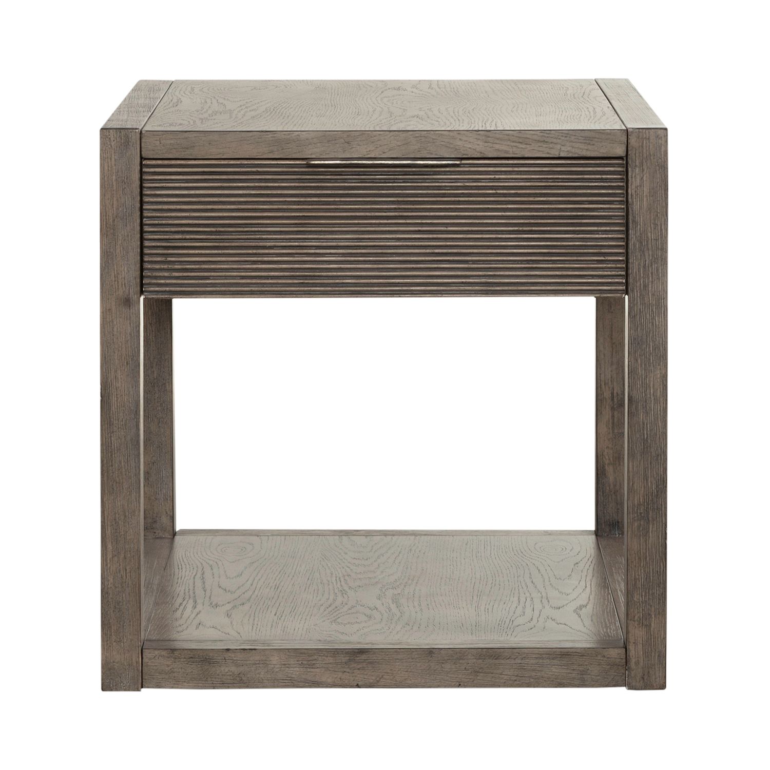 Bartlett Field Rectangular Wood 1-Drawer End Table