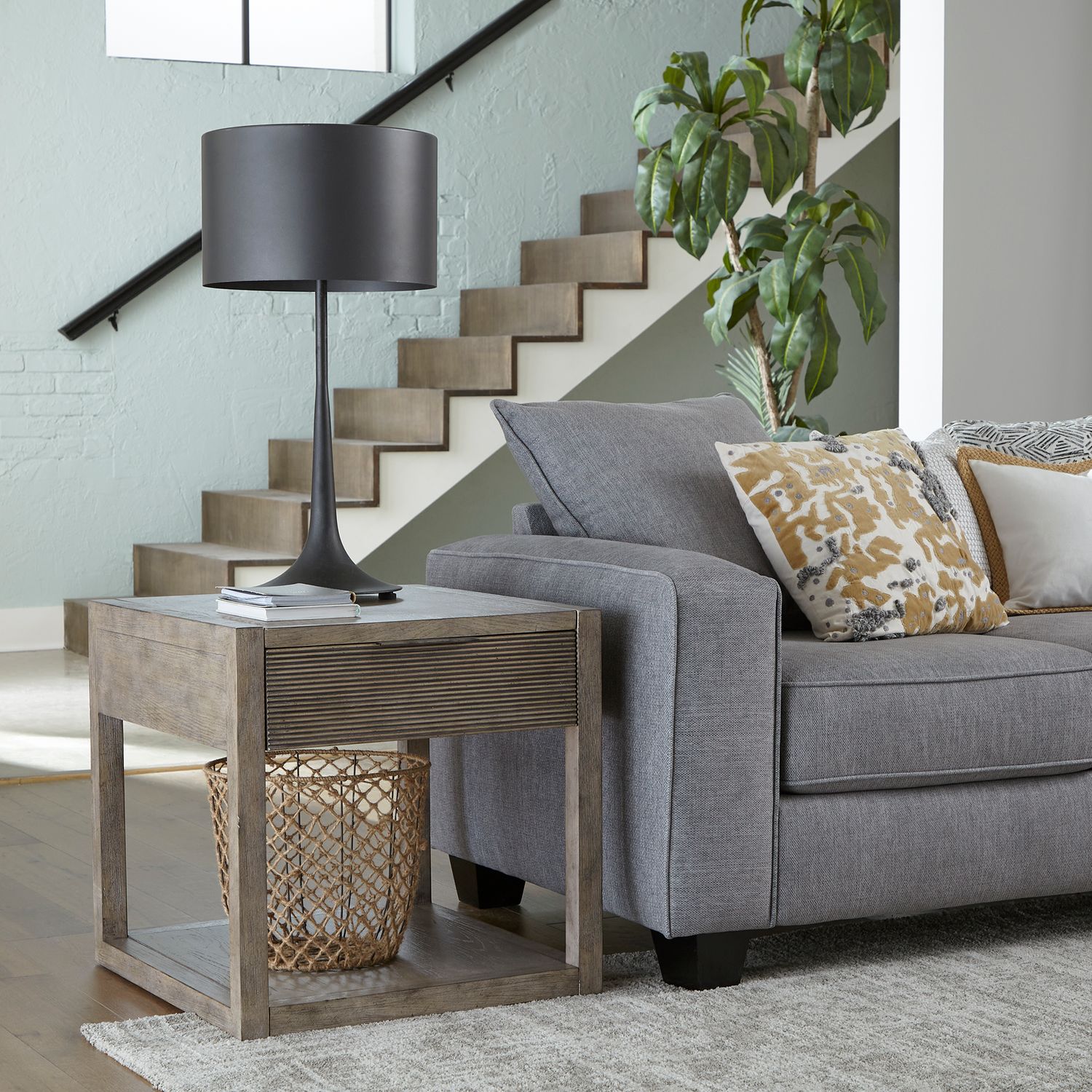Bartlett Field Wood Cocktail Table Set | 3-Piece Dusty Taupe