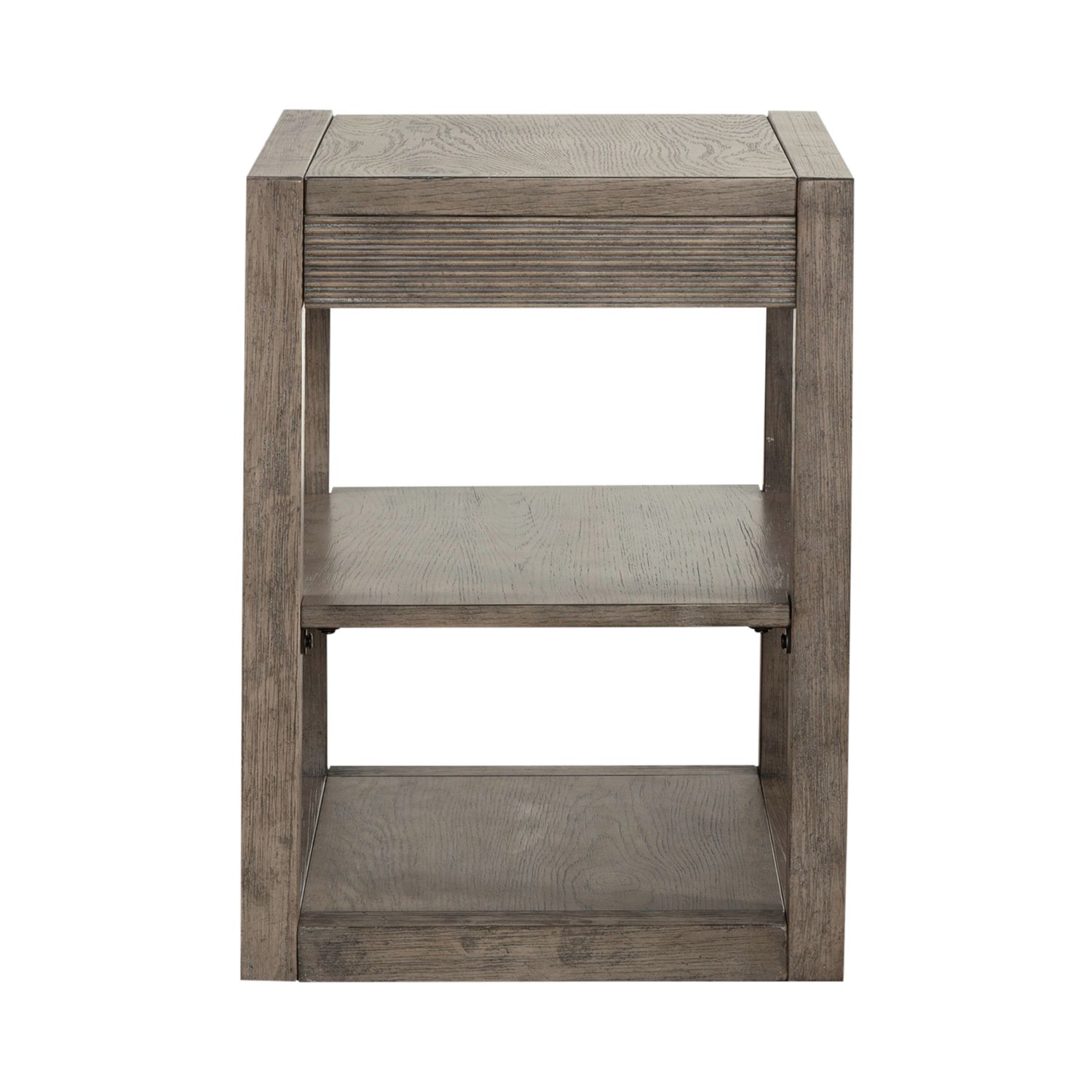 Bartlett Field Rectangular Wood Chairside Table