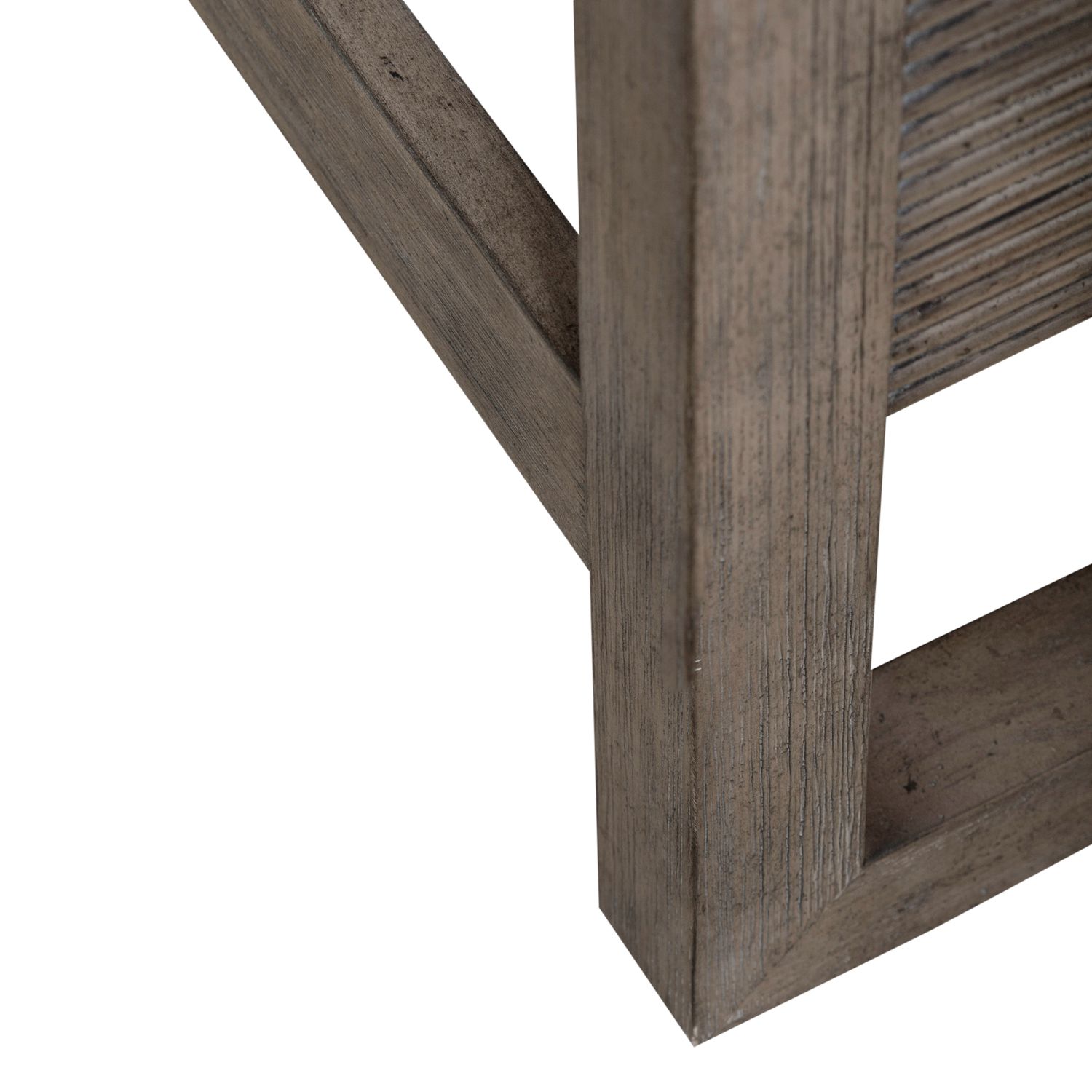 Bartlett Field Rectangular Wood Console Bar Table w/Charging Station