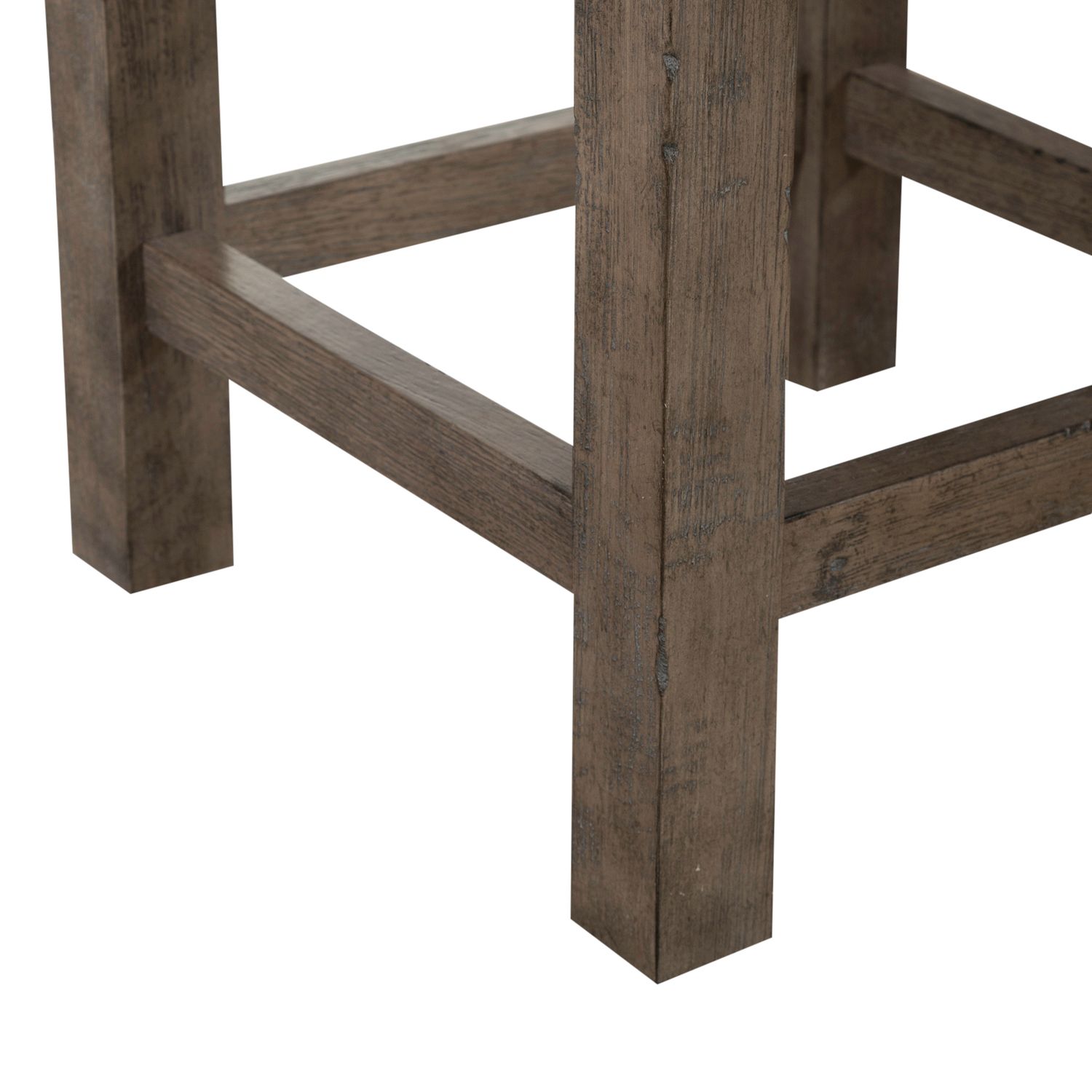 Bartlett Field Wood Console Bar Table Set with 3 Stools