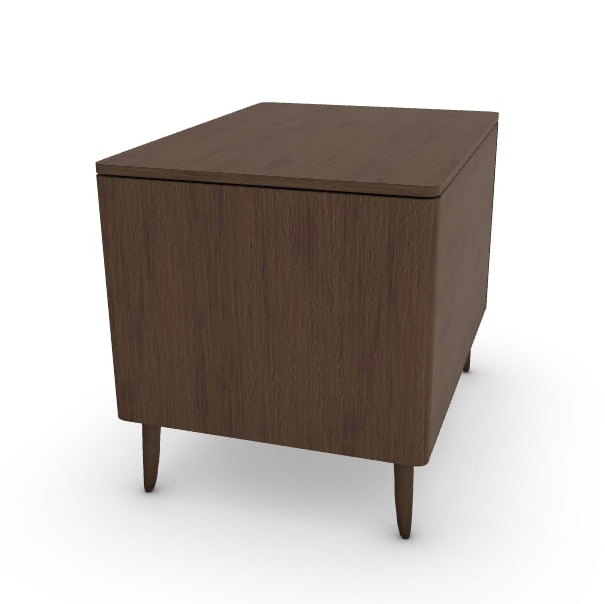 Boston Wood Nightstand w/2 Drawers