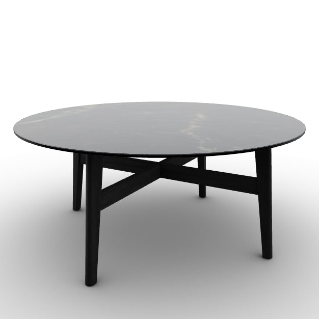 Abrey Laminated Ceramic-Glass/Wood Coffee Table