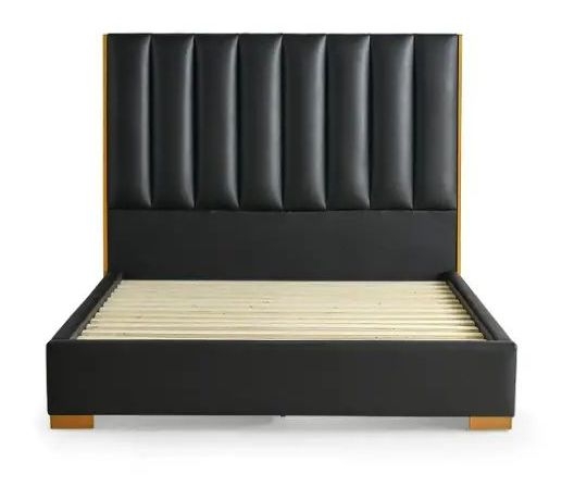 Eden SM Channeled Upholstered Platform Bed