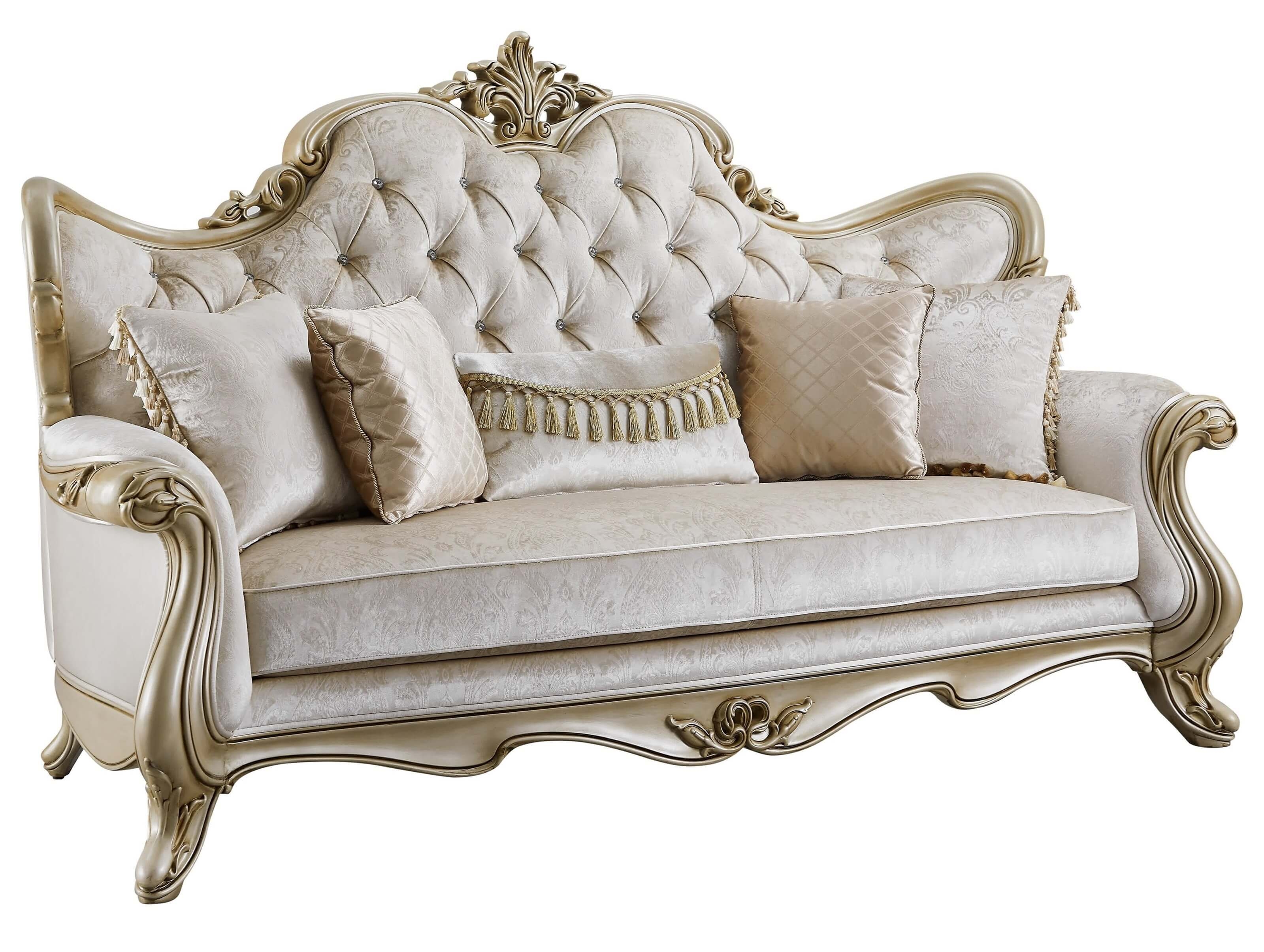 SM Monique Fabric Tufted Living Room Set