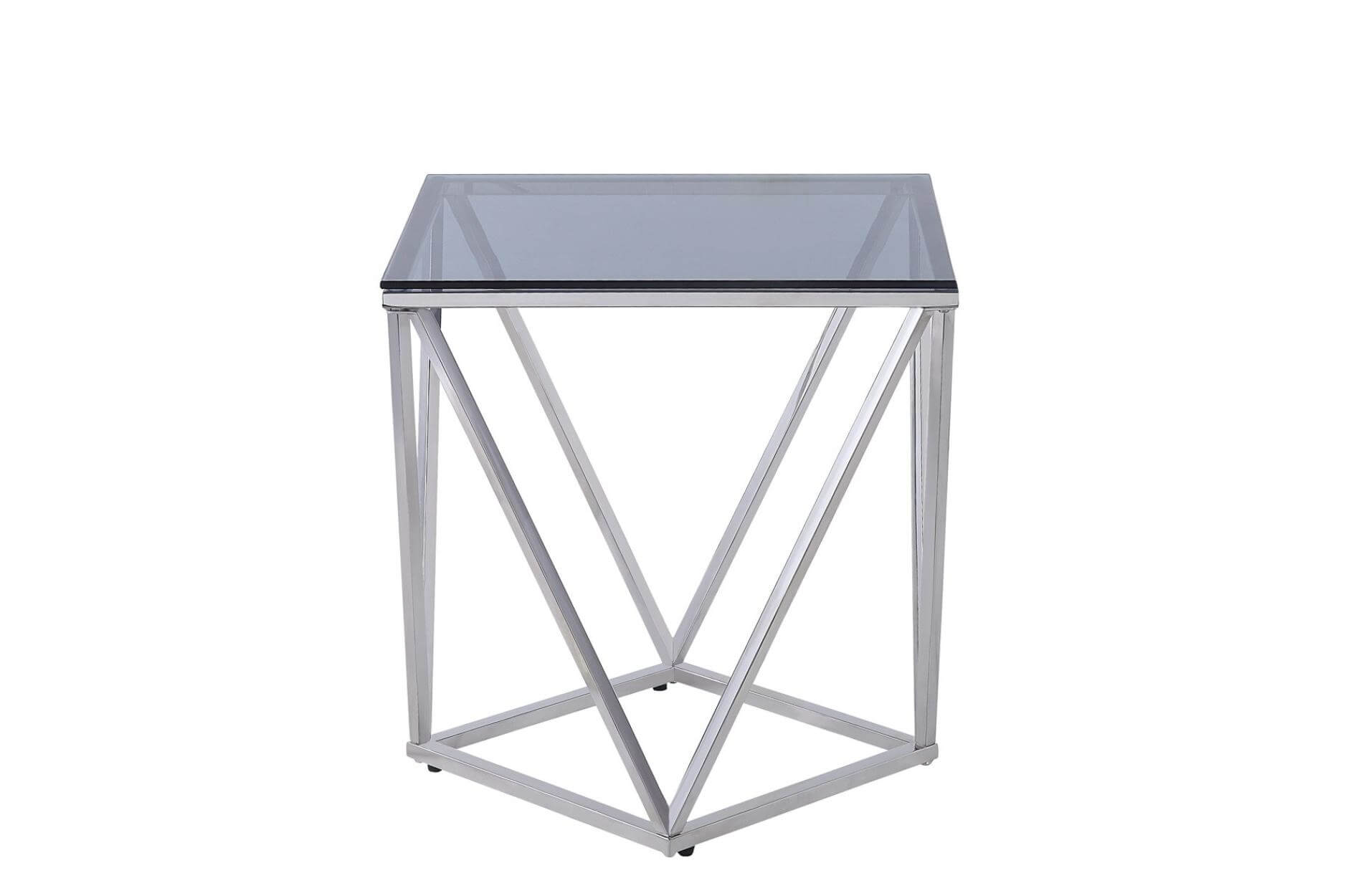Rex Glass End Table by Homelegance