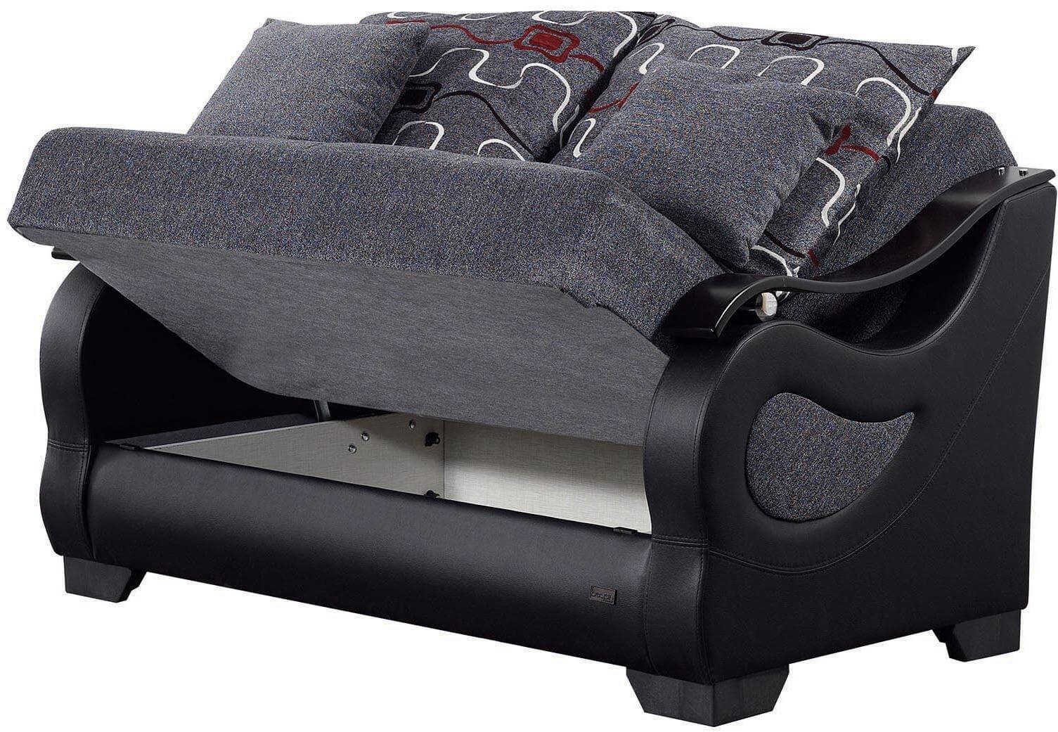 Arizona Fabric/Vinyl Storage Loveseat