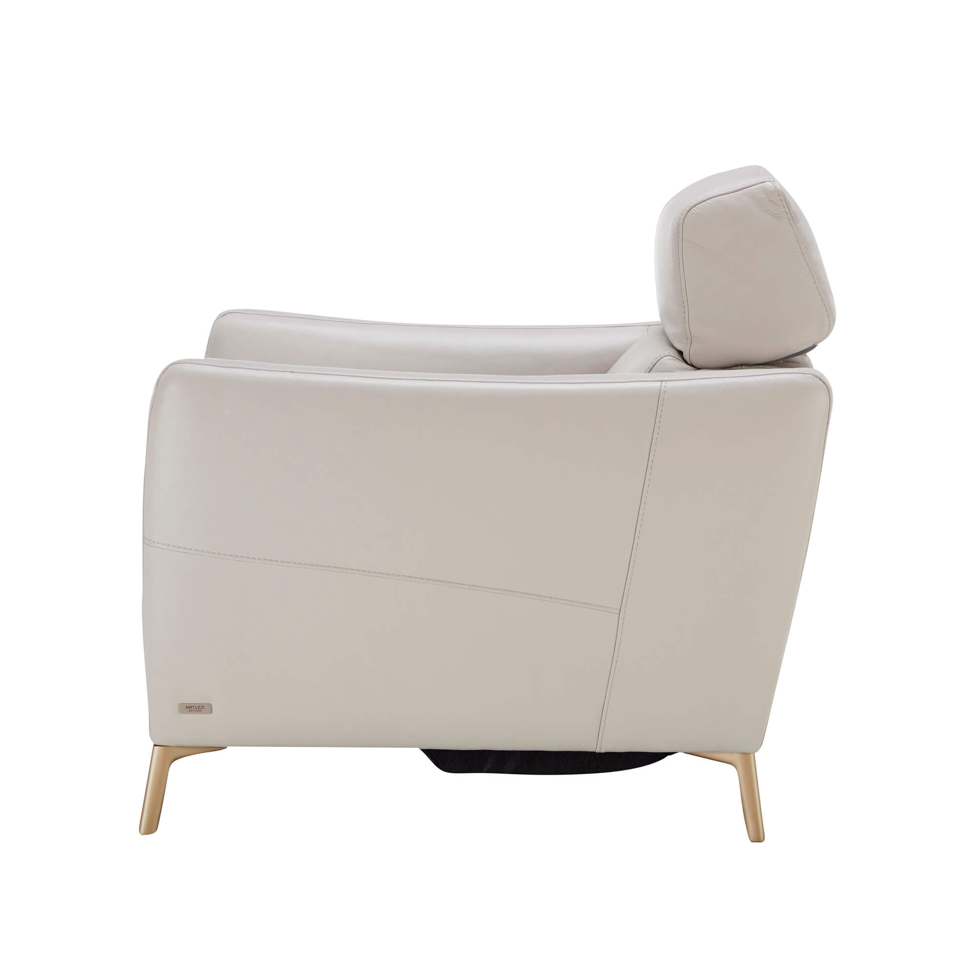 Greg Fabric/Leather Recliner Armchair w/Double Motion
