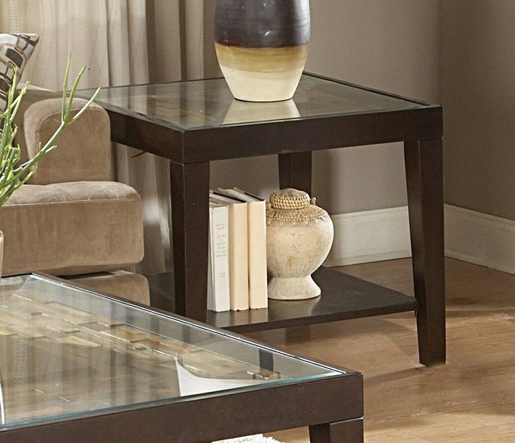 Vincent Glass Occasional Table Set by Homelegance
