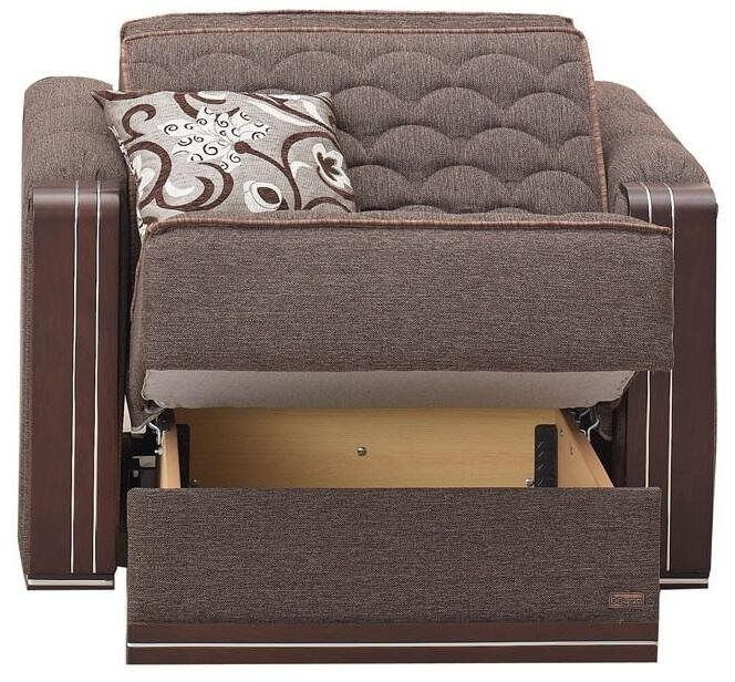 Oregon Fabric Pull-Out Storage Chair