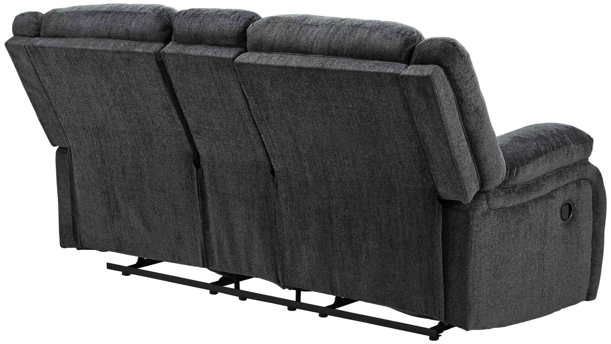 Draycoll Polyester Manual Reclining Living Room Set