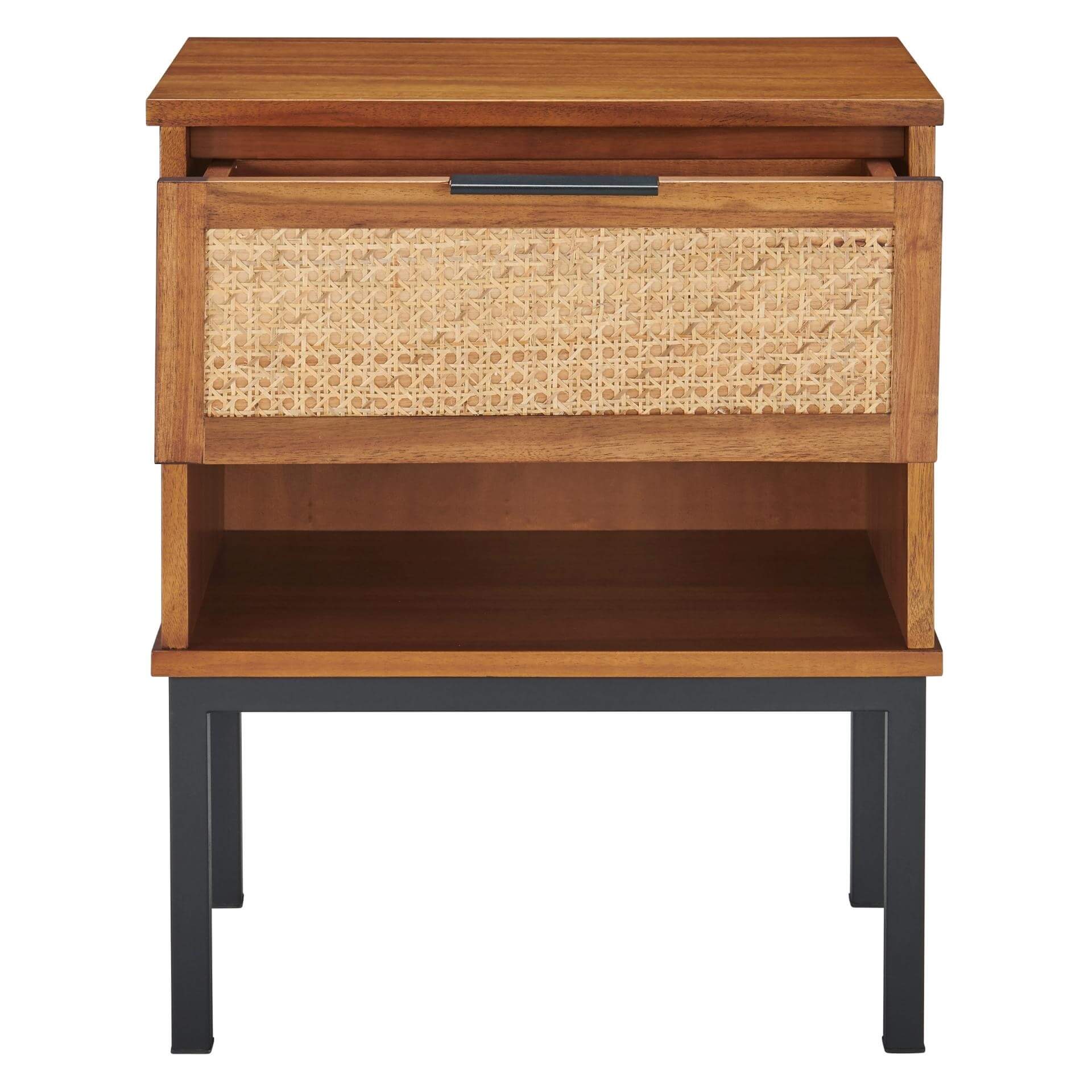 Caine Rattan Nightstand/Side Table