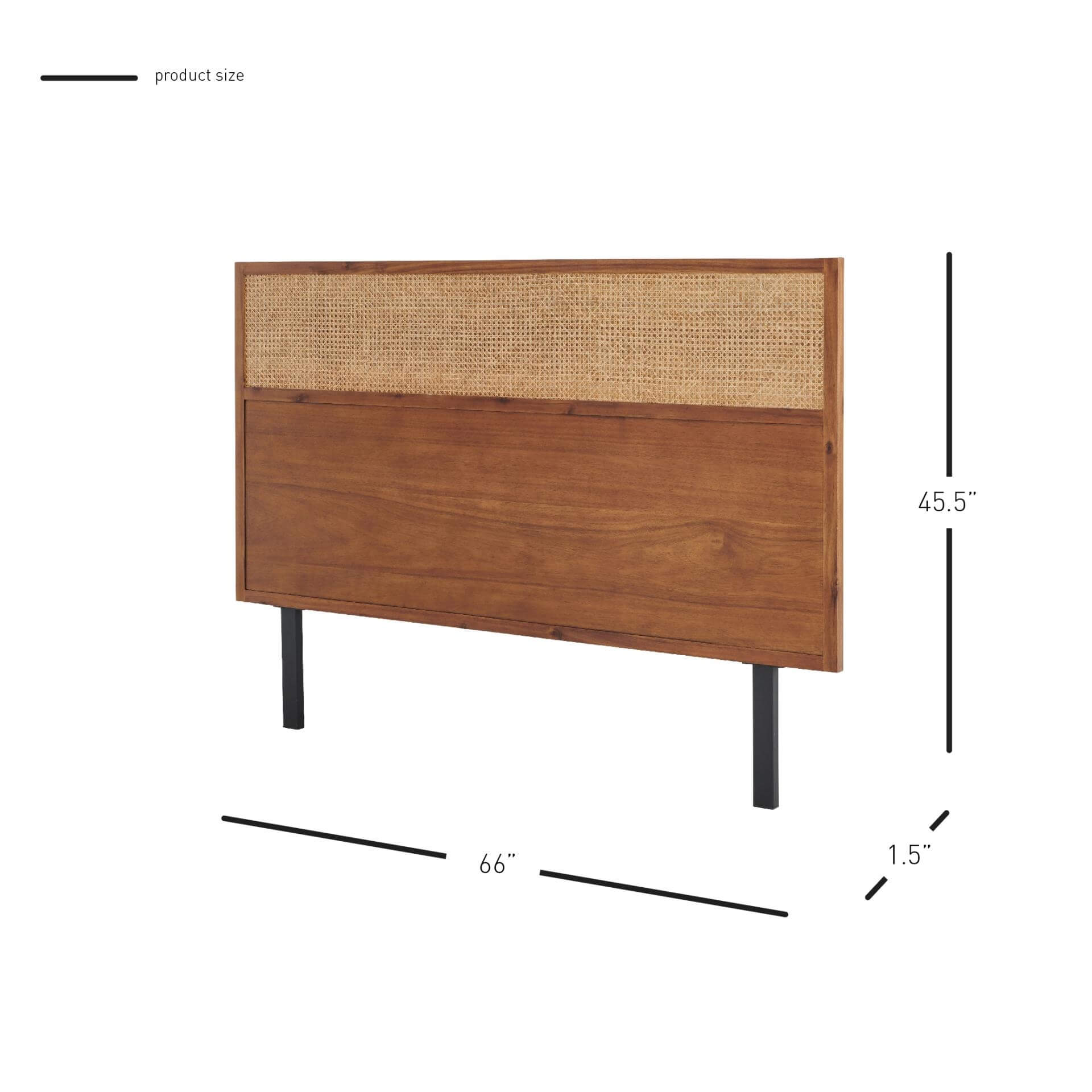 Caine KD Rattan Queen Headboard