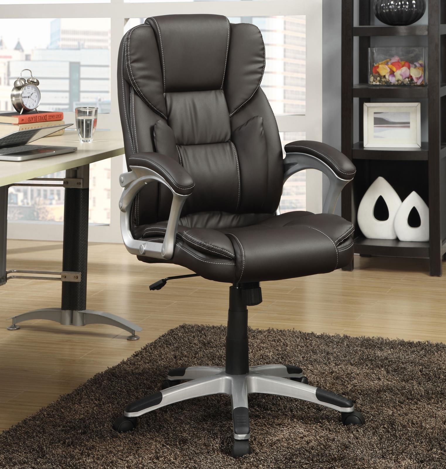 Kaffir Adjustable Height Leatherette Office Chair