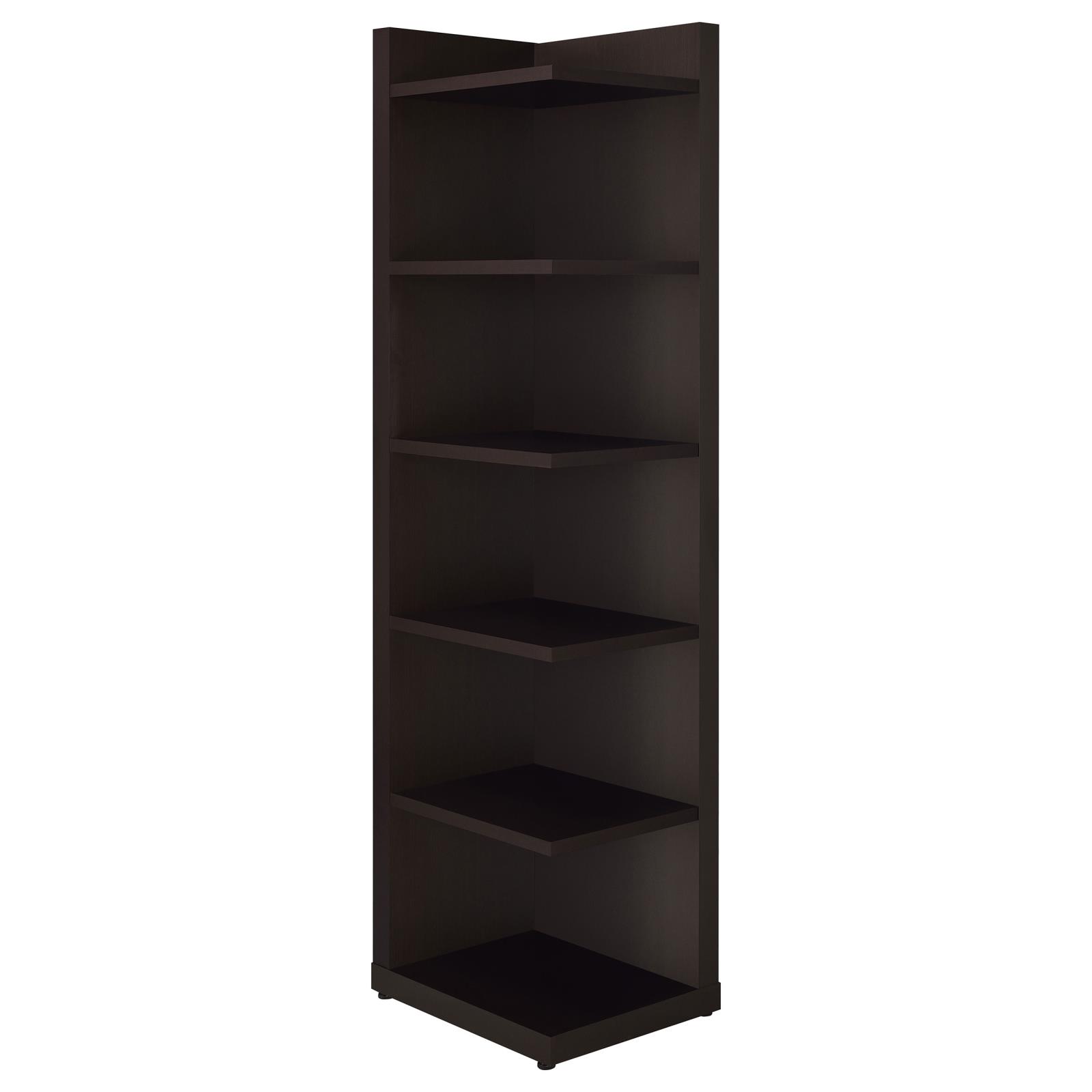 Pinckard 6-tier Corner Bookcase