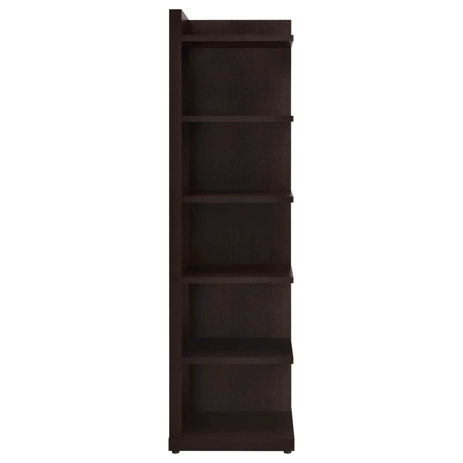 Pinckard 6-tier Corner Bookcase