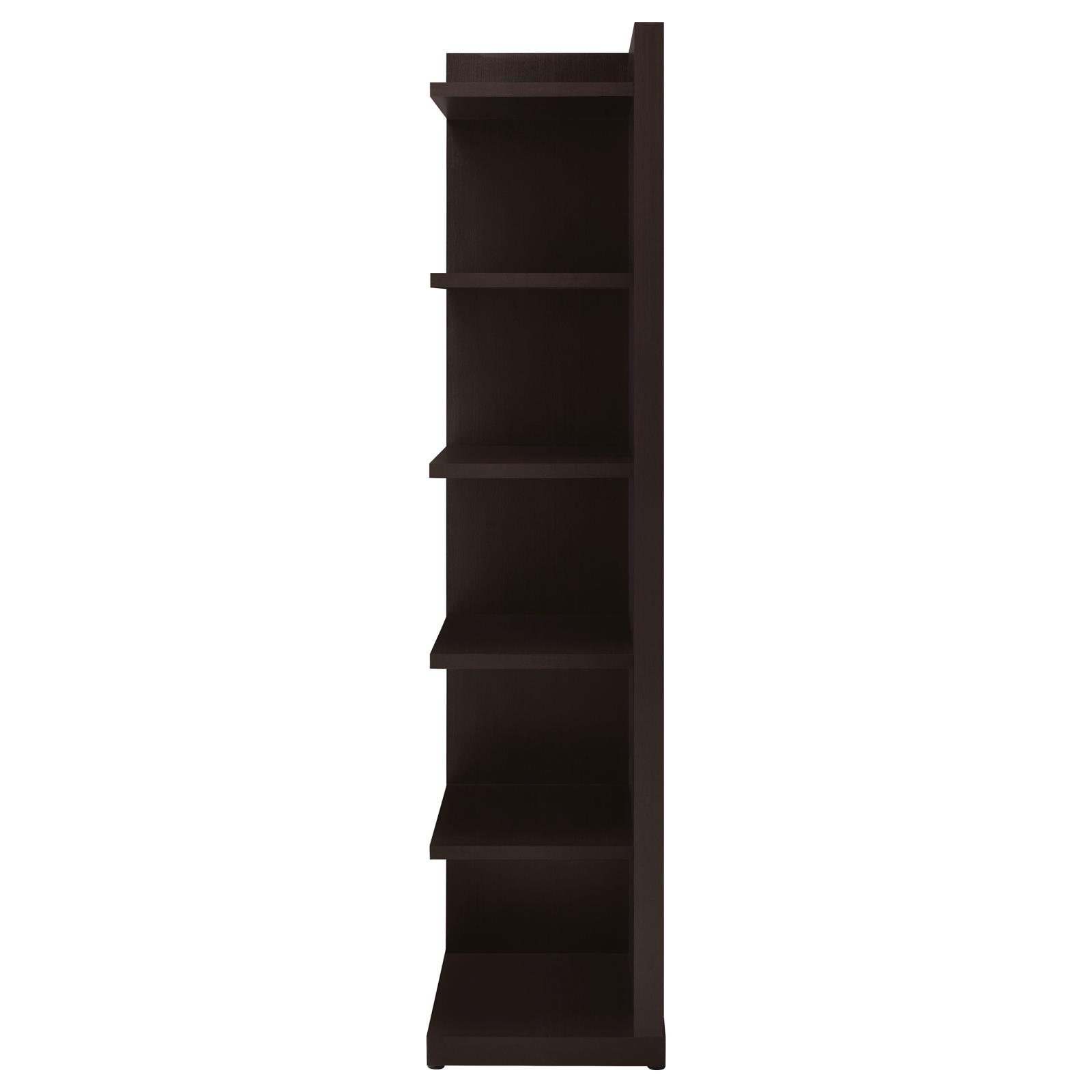 Pinckard 6-tier Corner Bookcase