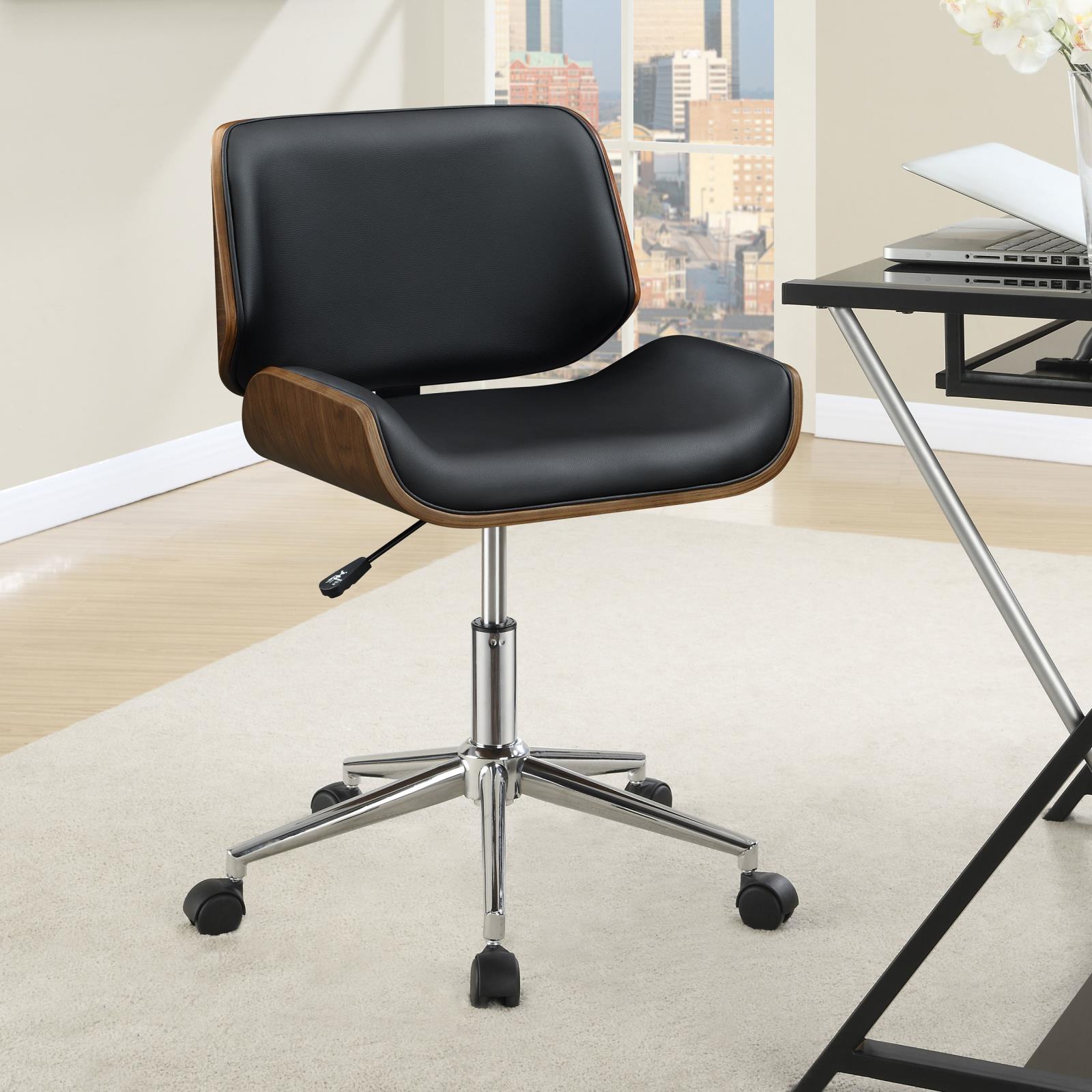 Addington Adjustable Height Leatherette Office Chair