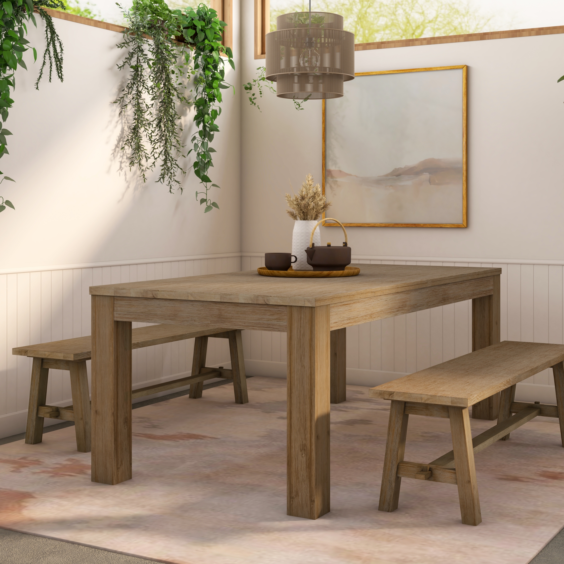 Bedford Butterfly 79-inch Extendable Dining Table