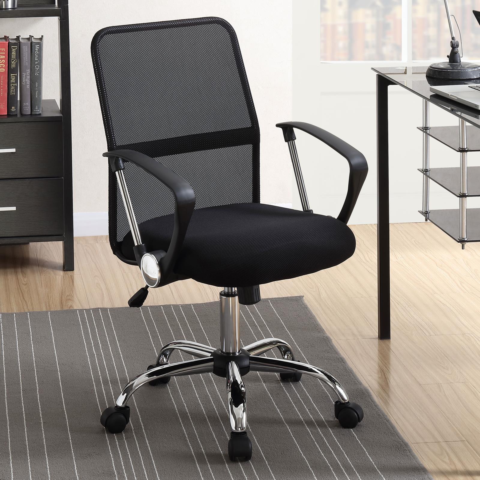 Gerta Office Chair with Mesh Backrest & Chrome Base