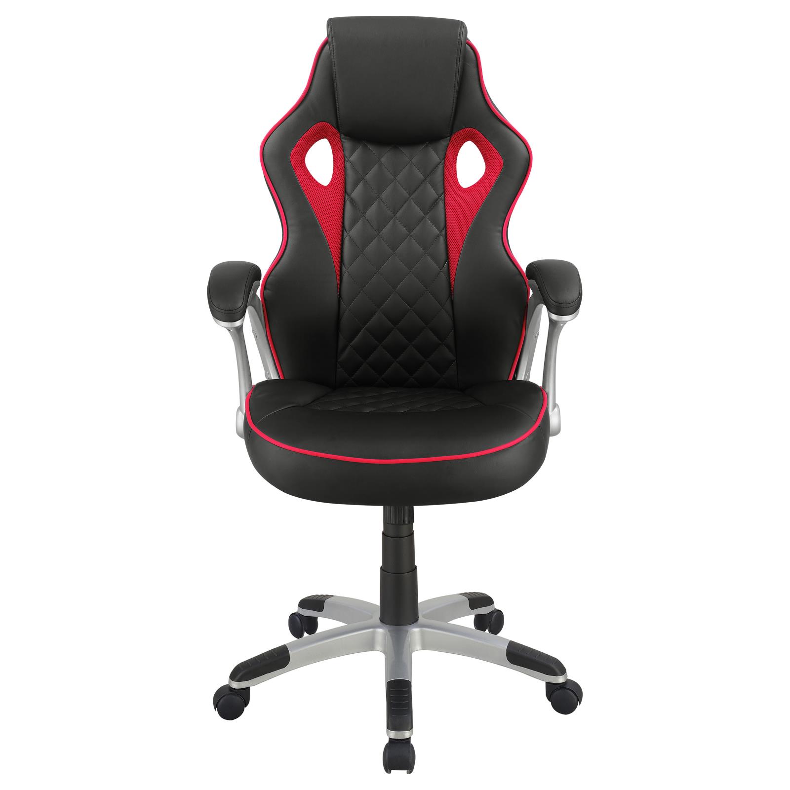 Lucas Upholstered Leatherette/Mesh Gaming Office Chair 