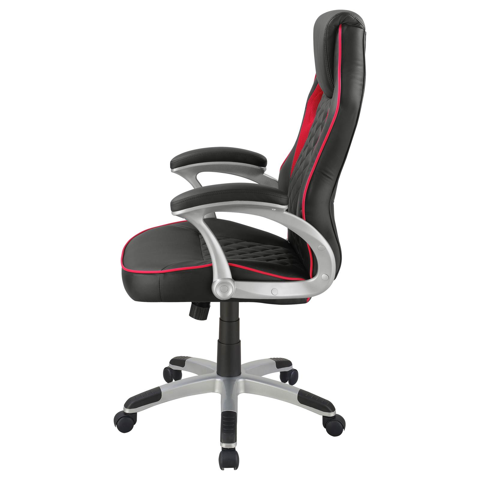 Lucas Upholstered Leatherette/Mesh Gaming Office Chair 