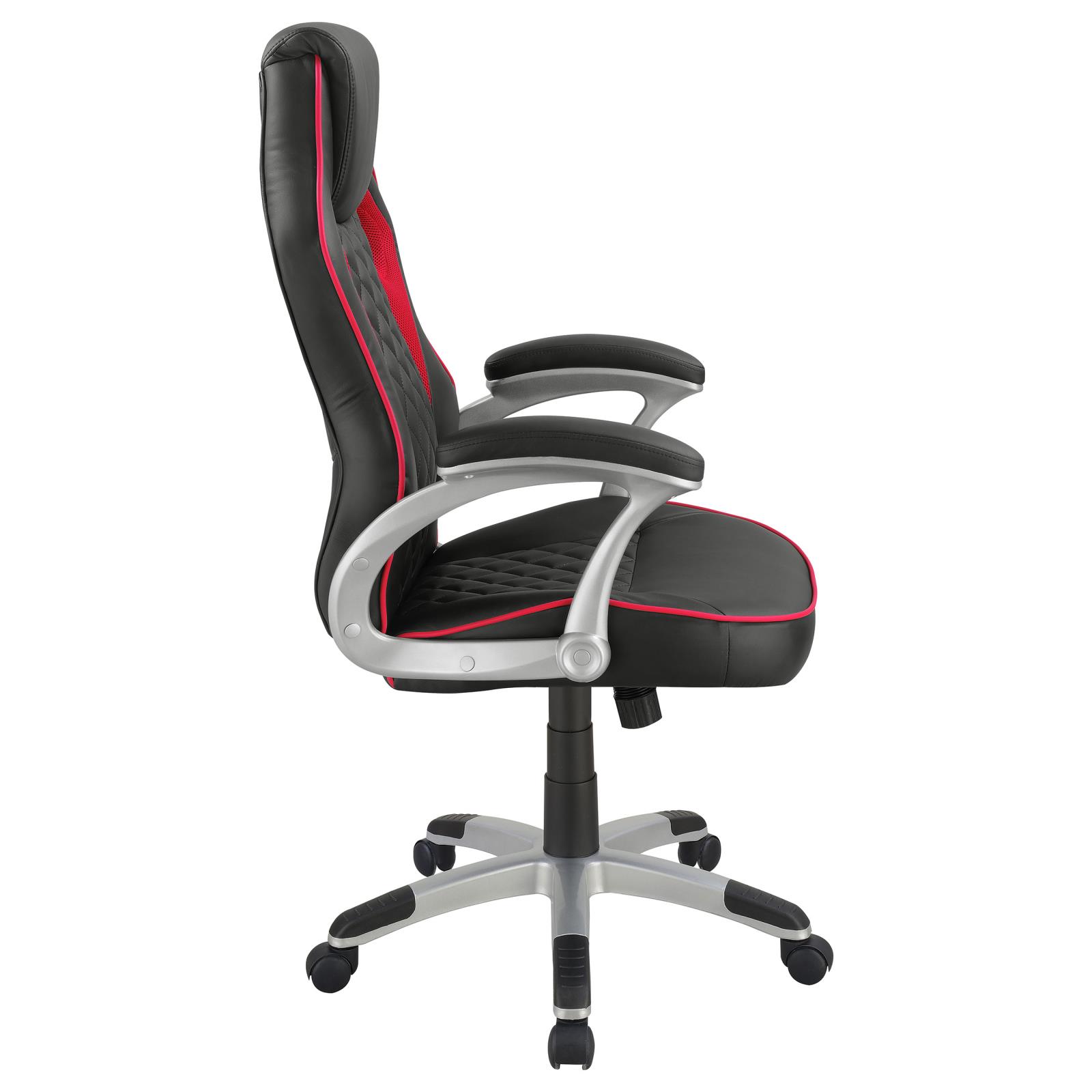 Lucas Upholstered Leatherette/Mesh Gaming Office Chair 