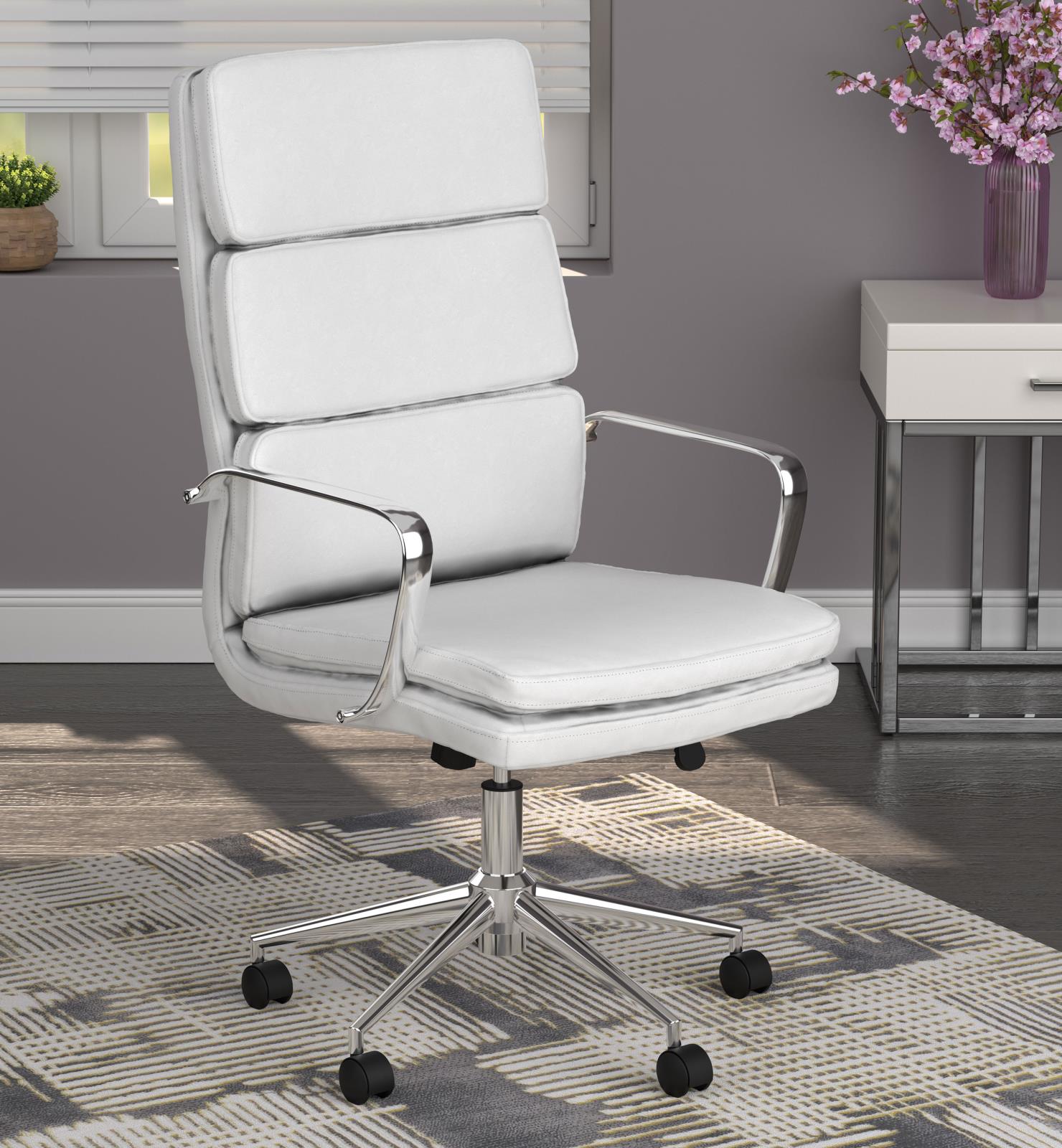 Ximena High Back Upholstered Leatherette Office Chair