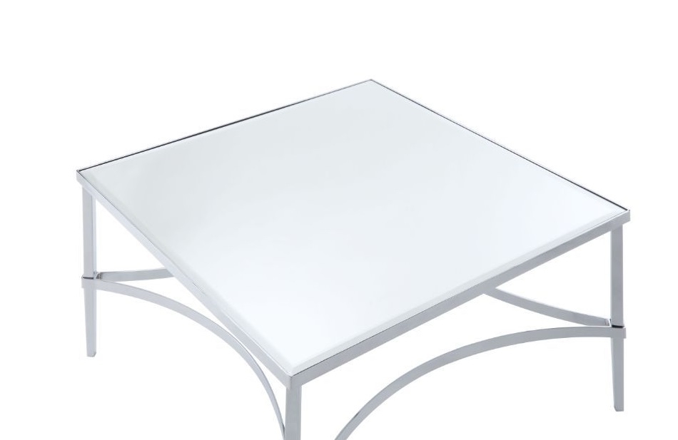 Petunia Mirror Square Coffee Table Set