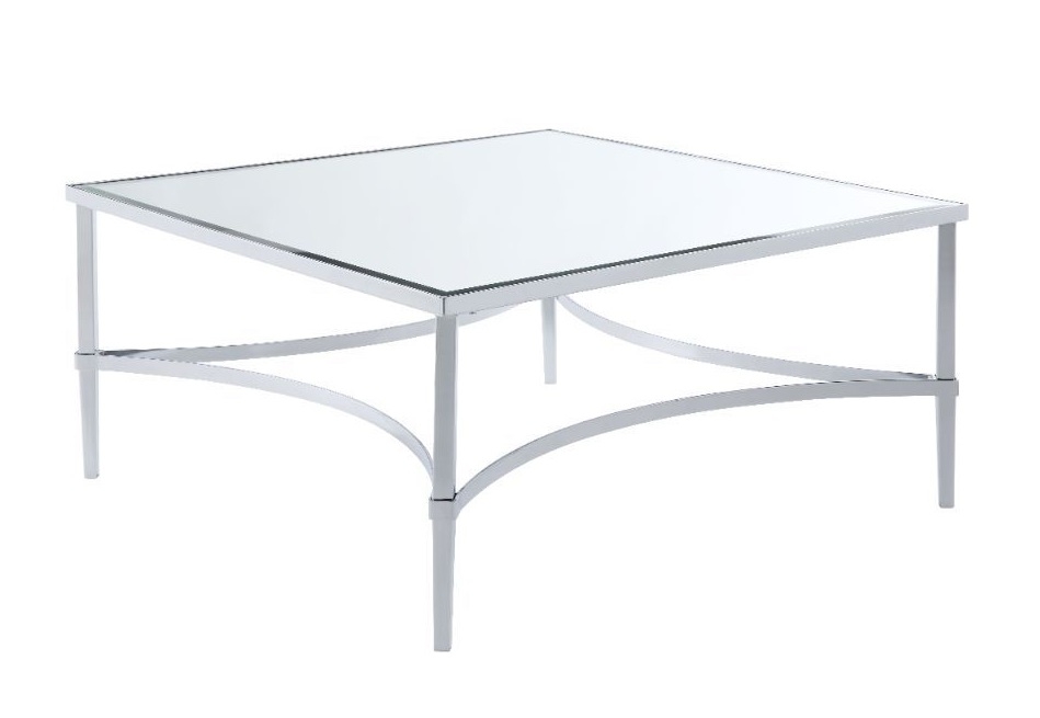 Petunia Mirror Square Coffee Table Set