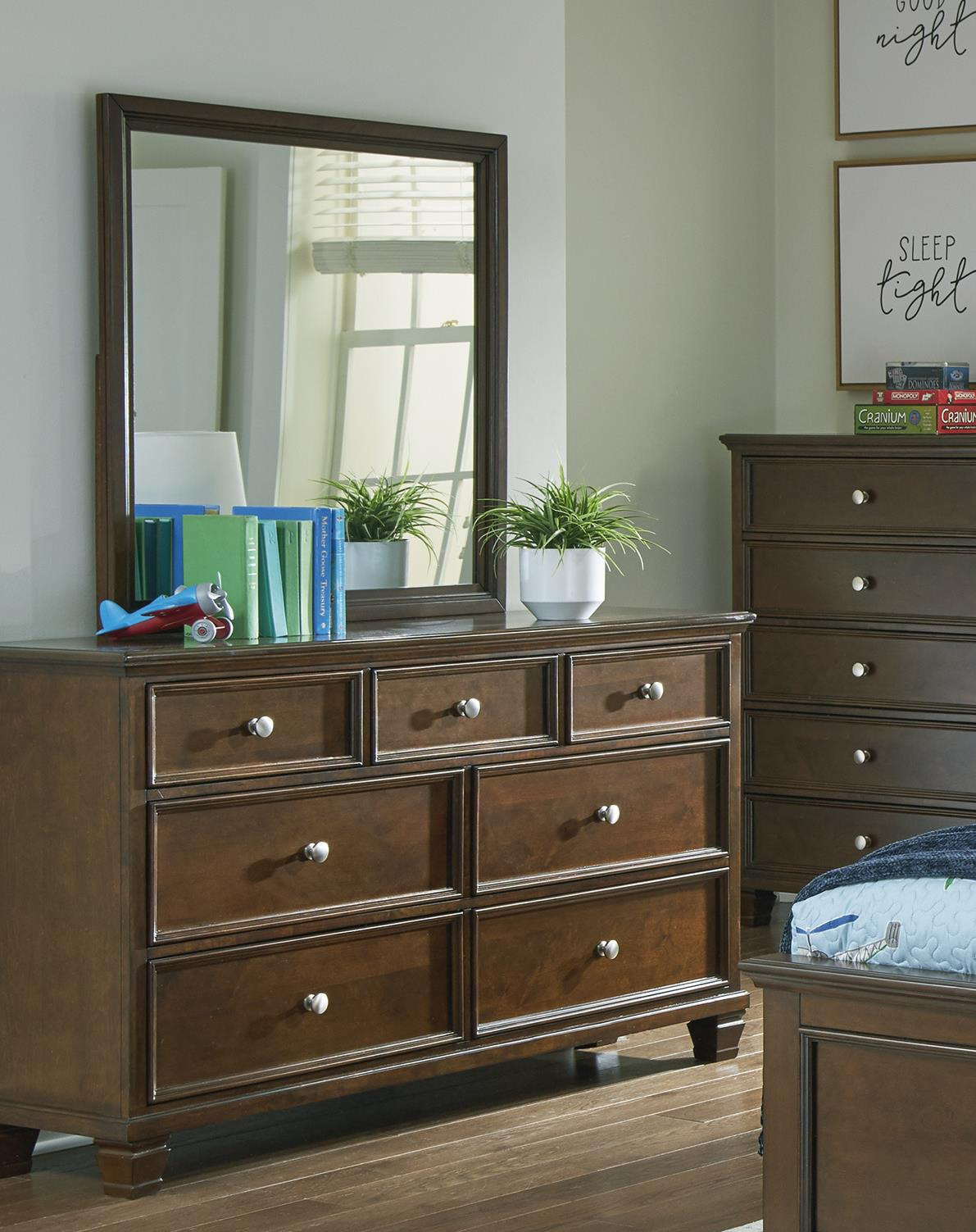 SM Danabrin Wood/Glass Mirror