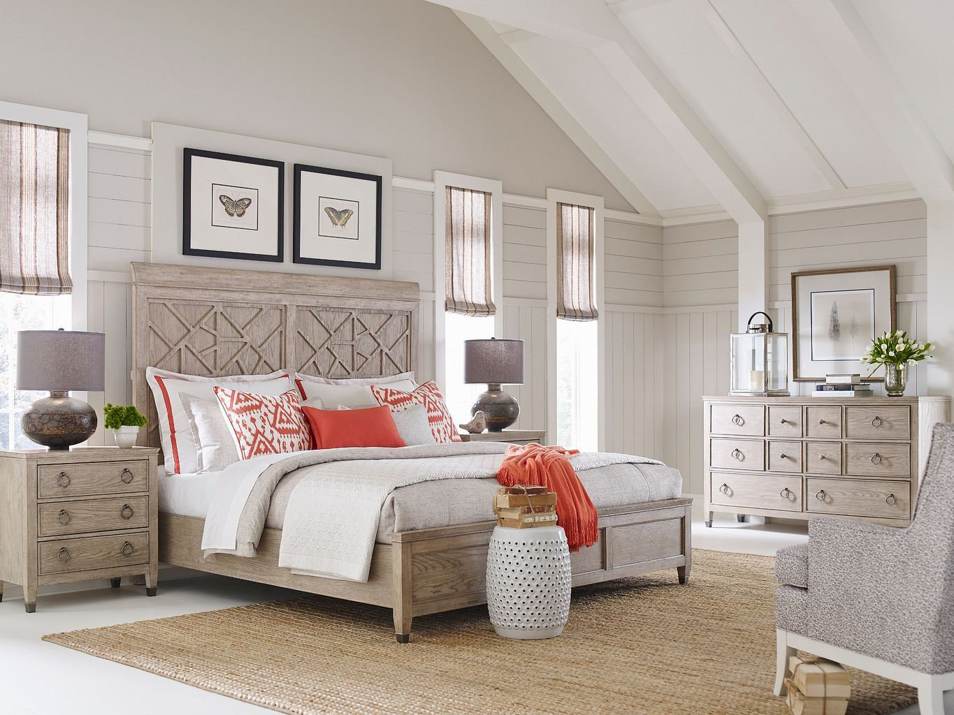 Vista Altamonte Wood Panel Bedroom Set