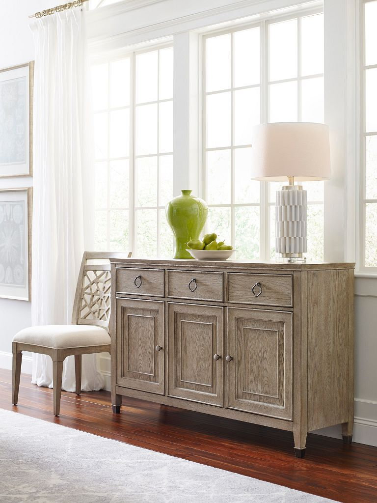 Vista Meridien Wood Buffet w/3 Doors & 3 Drawers
