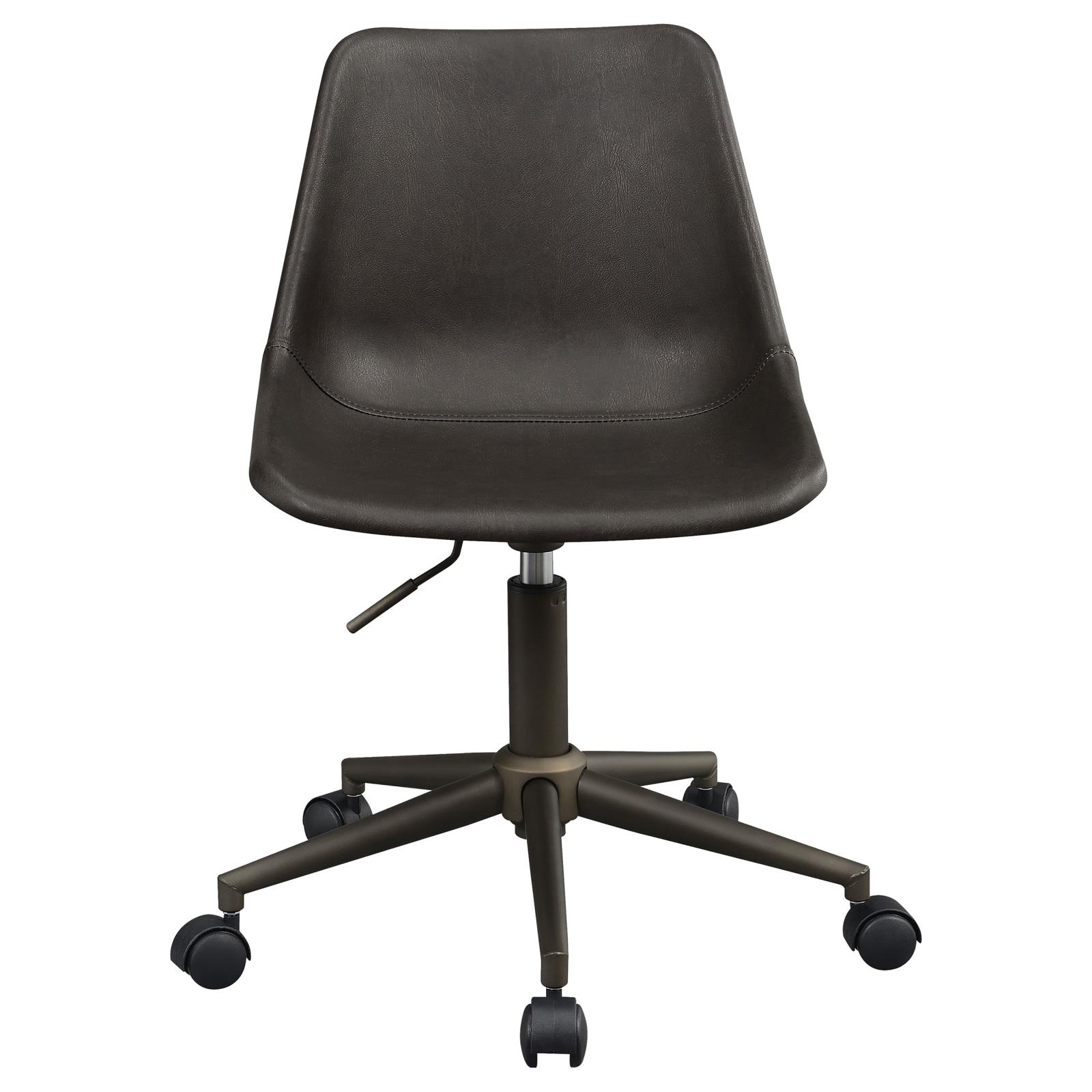 Carnell Adjustable Height Fabric Office Chair with Casters