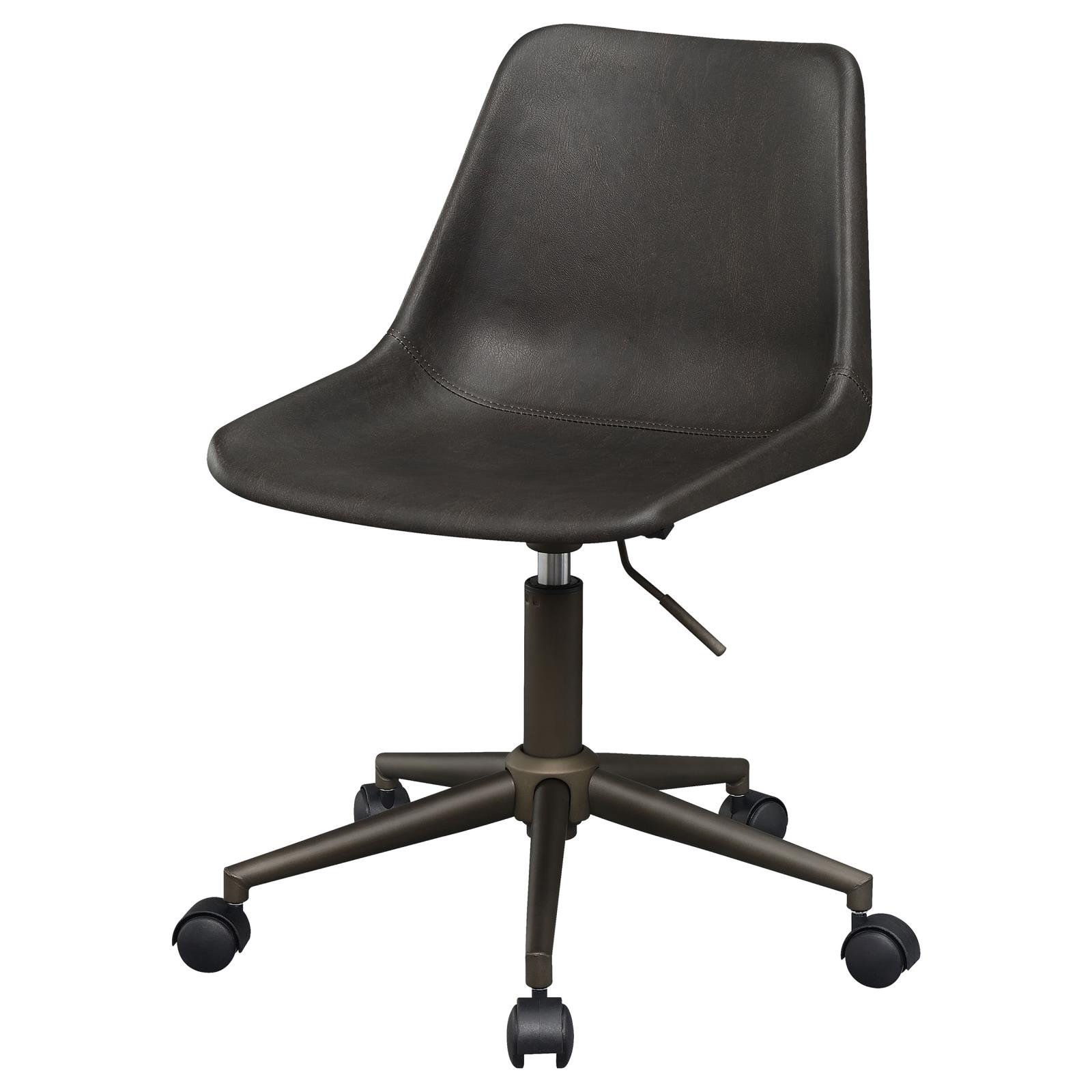 Carnell Adjustable Height Fabric Office Chair with Casters