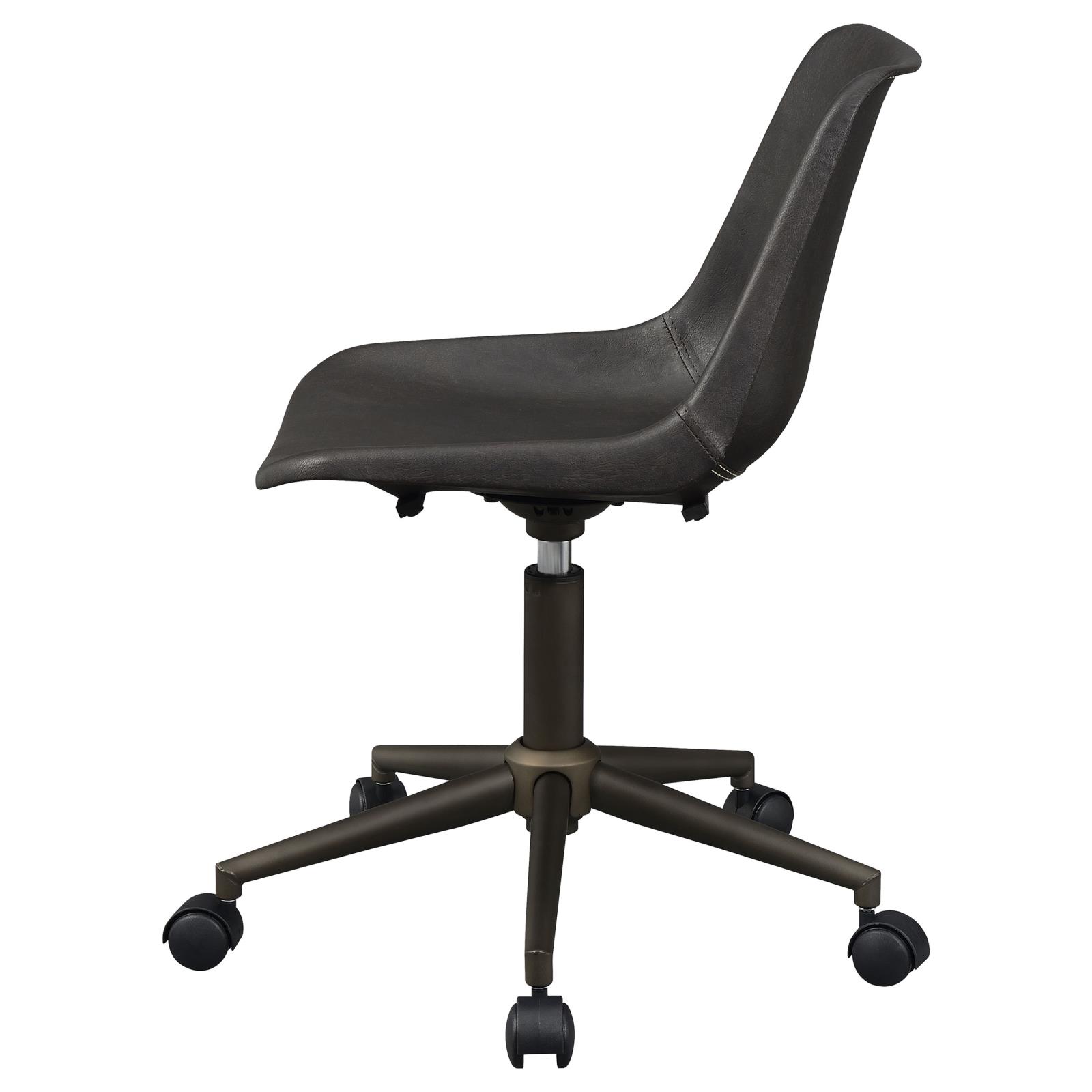 Carnell Adjustable Height Fabric Office Chair with Casters