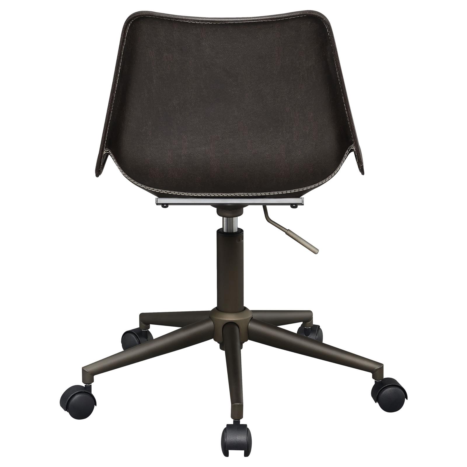 Carnell Adjustable Height Fabric Office Chair with Casters