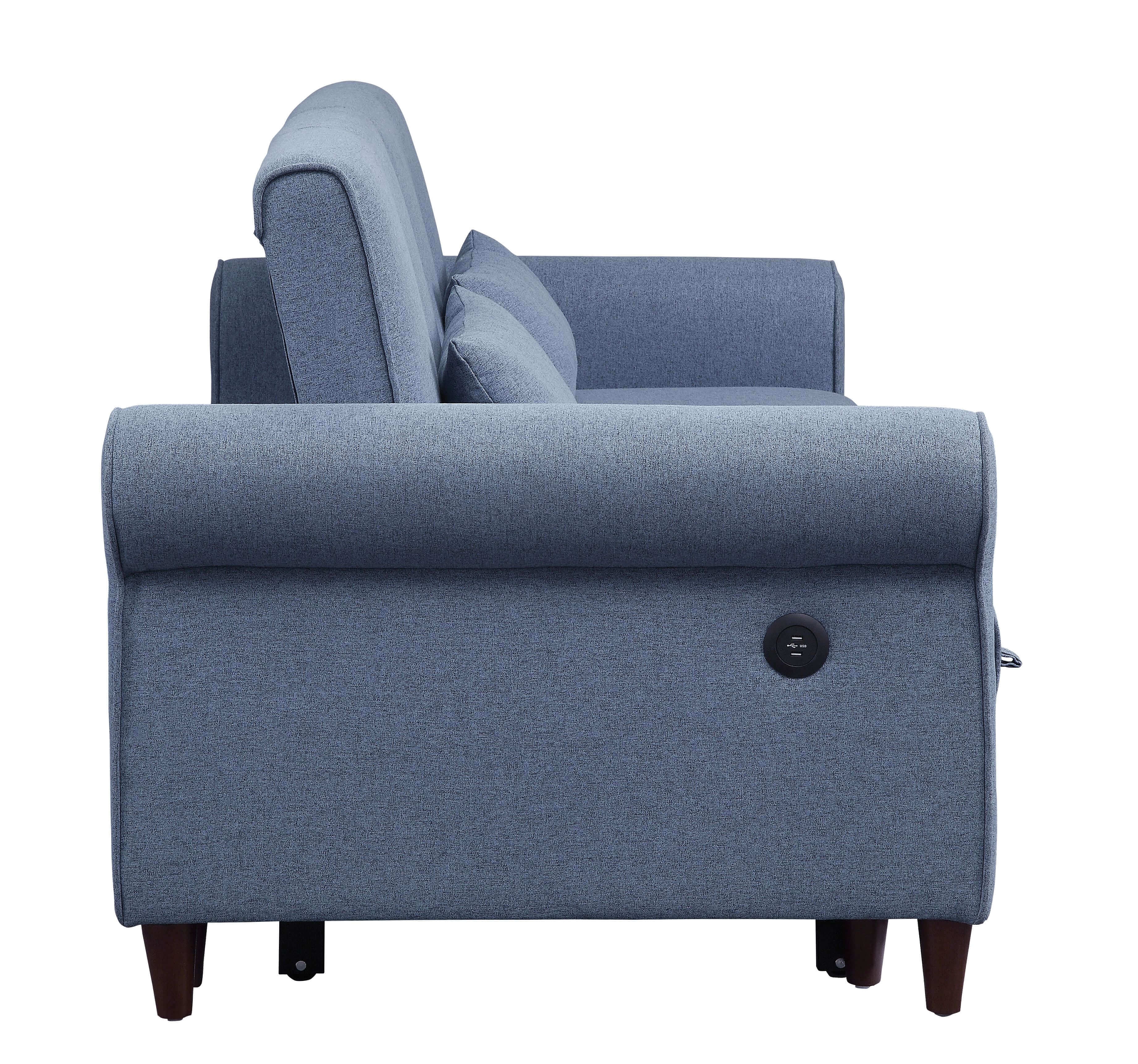 Nichelle Fabric Sofabed w/Pillows