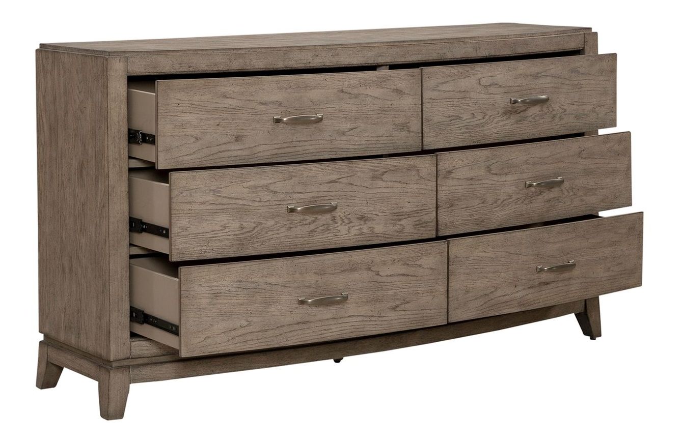 Avalon Wood 6-Drawer Double Dresser