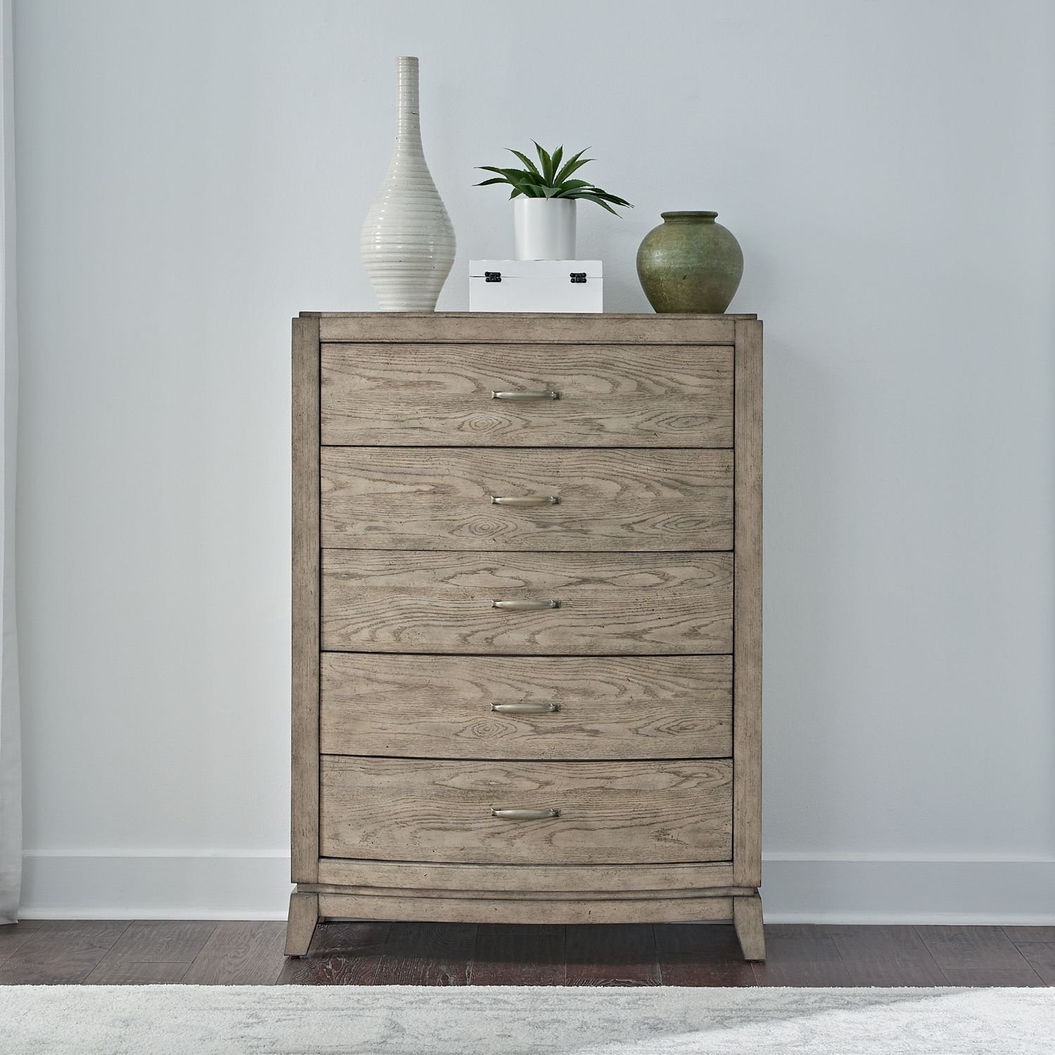 Avalon Wood 5-Drawer Chest
