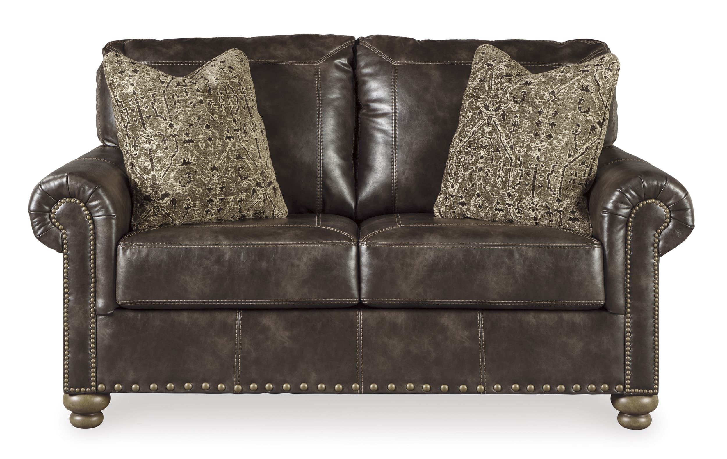 Nicorvo Faux Leather loveseat