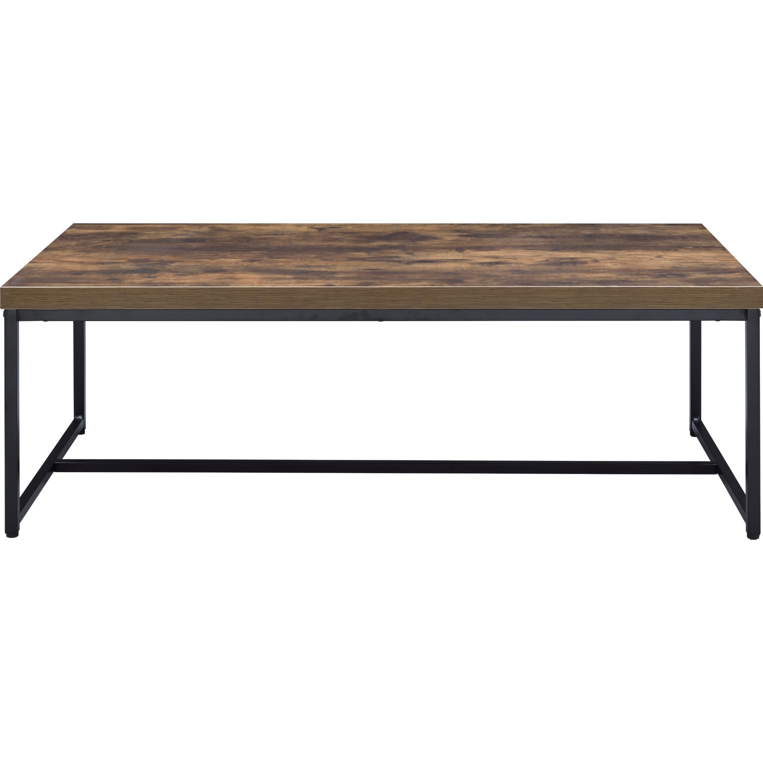 Bob Wood/Metal Rectangular Coffee Table