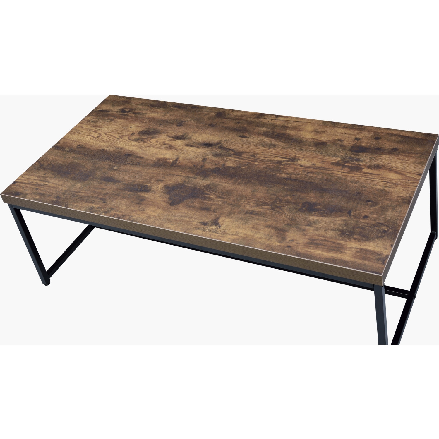 Bob Wood/Metal Rectangular Coffee Table